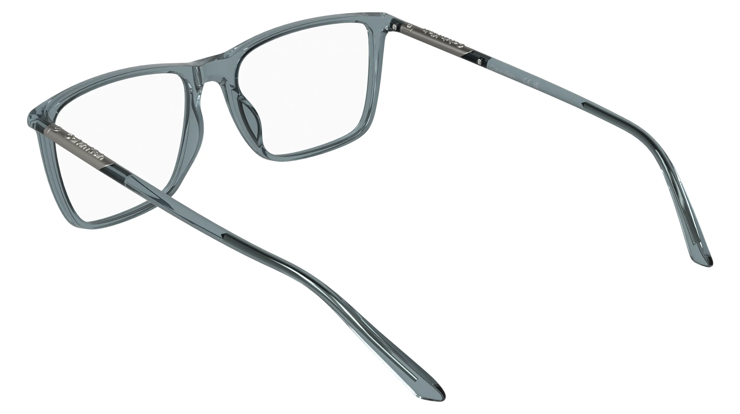 Calvin Klein CK26510 435 Montature da vista Bio-iniettato Blu Squadrata Normale - immagine 4