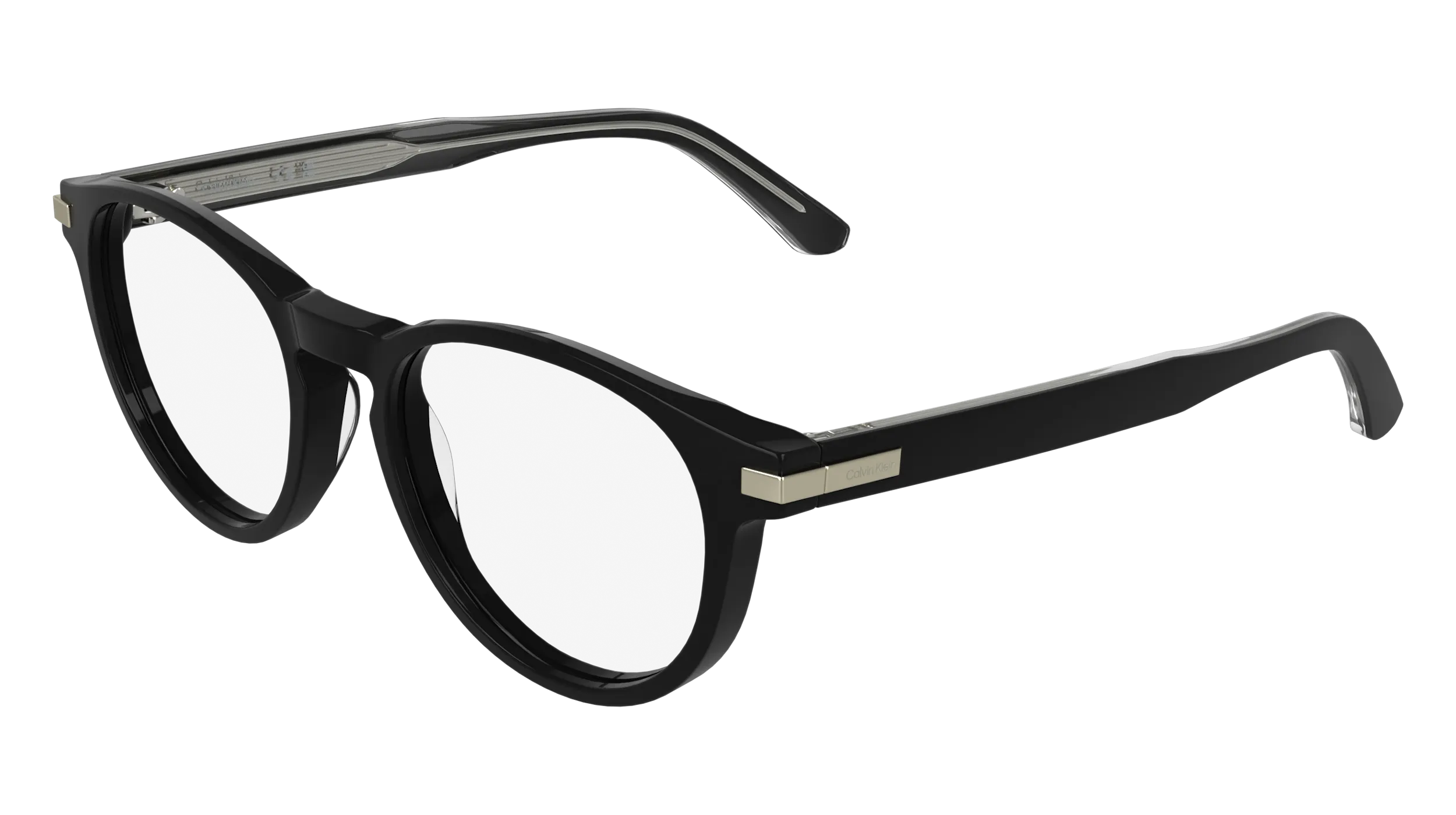 Calvin Klein CK26513 001 Montature da vista Acetato Nero Rotonda Normale - immagine 1