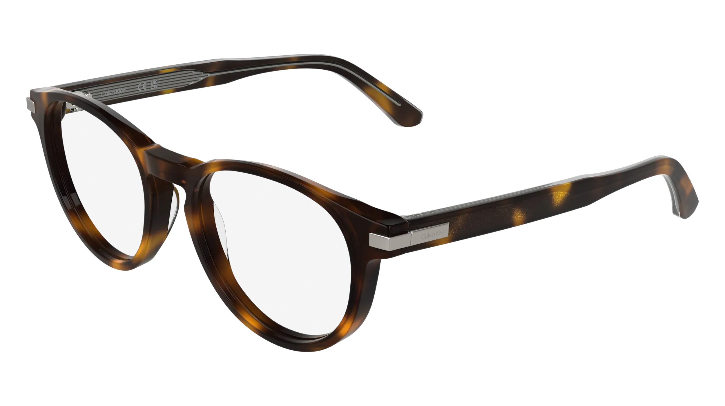 Calvin Klein CK26513 240 Montature da vista Acetato Havana Rotonda Normale - immagine 1