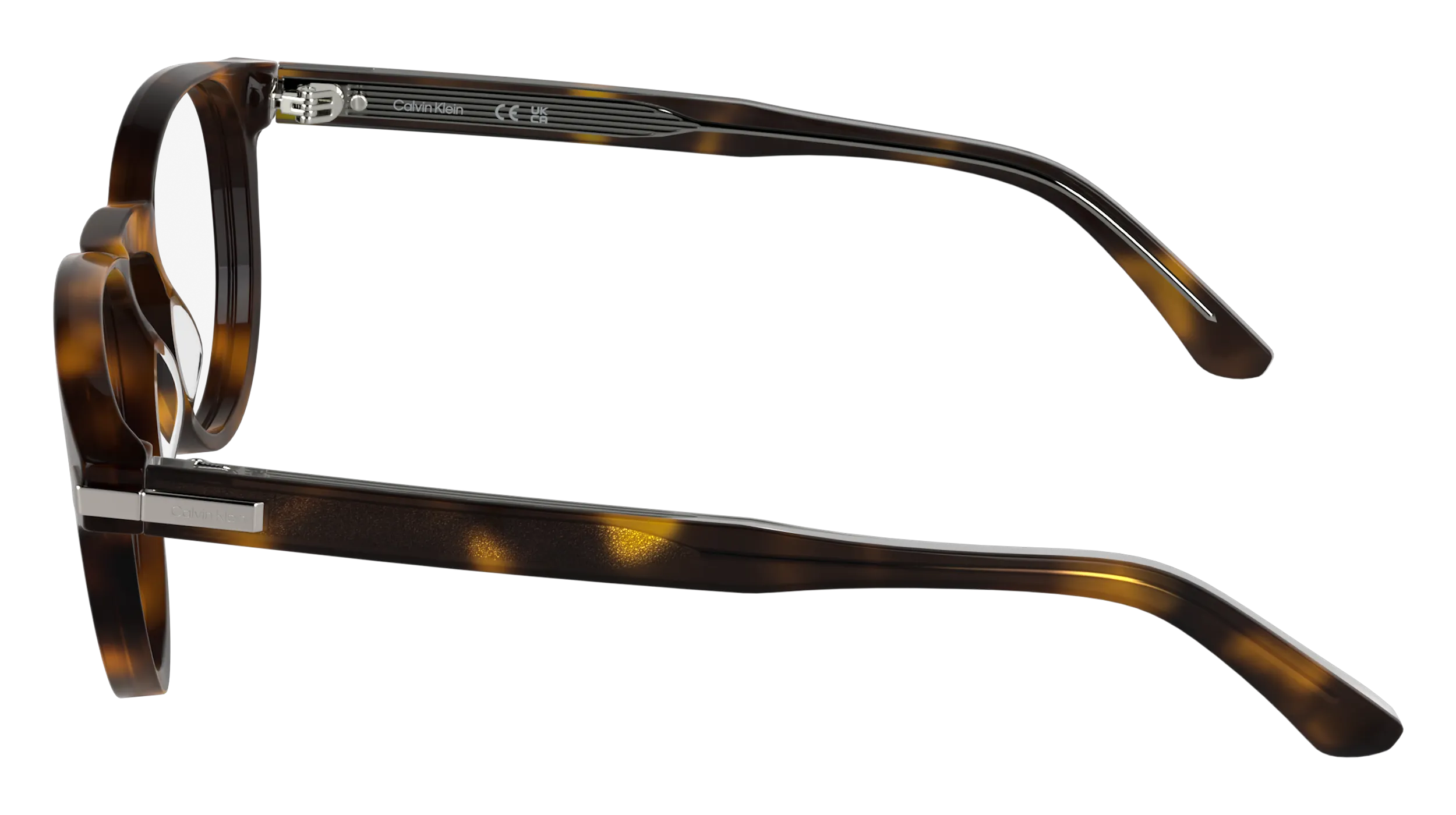 Calvin Klein CK26513 240 Montature da vista Acetato Havana Rotonda Normale - immagine 3