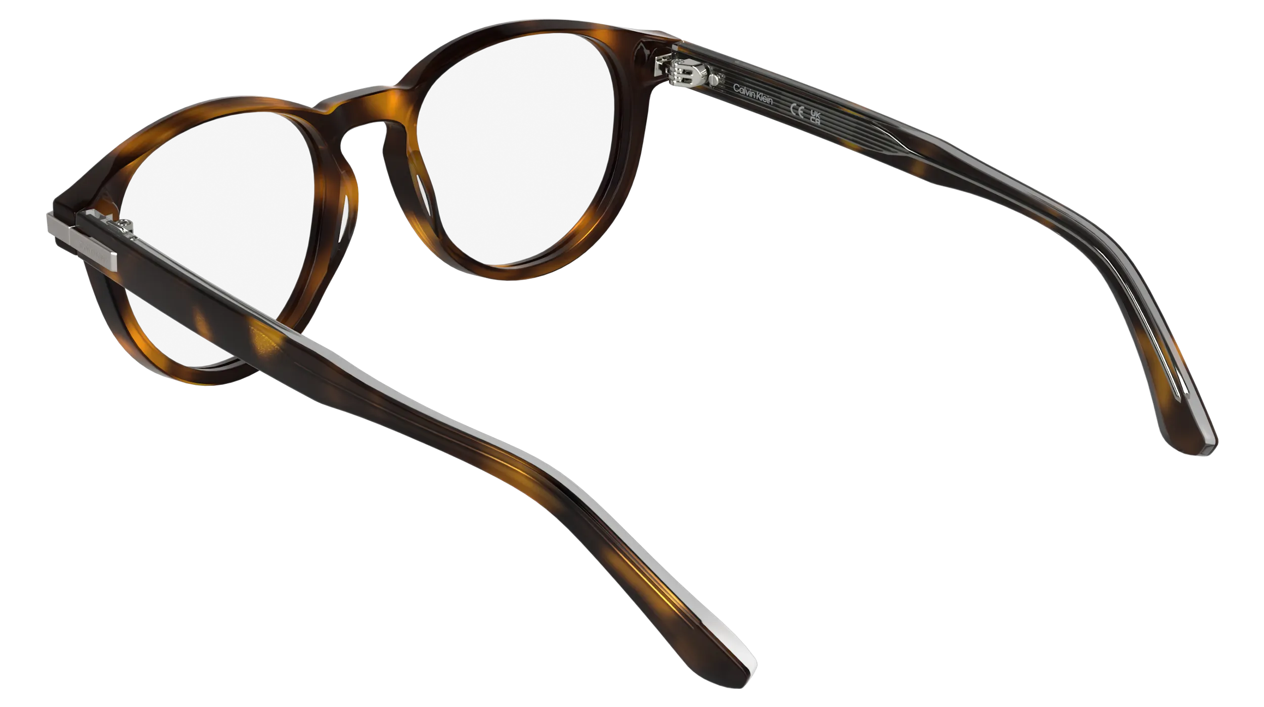 Calvin Klein CK26513 240 Montature da vista Acetato Havana Rotonda Normale - immagine 4