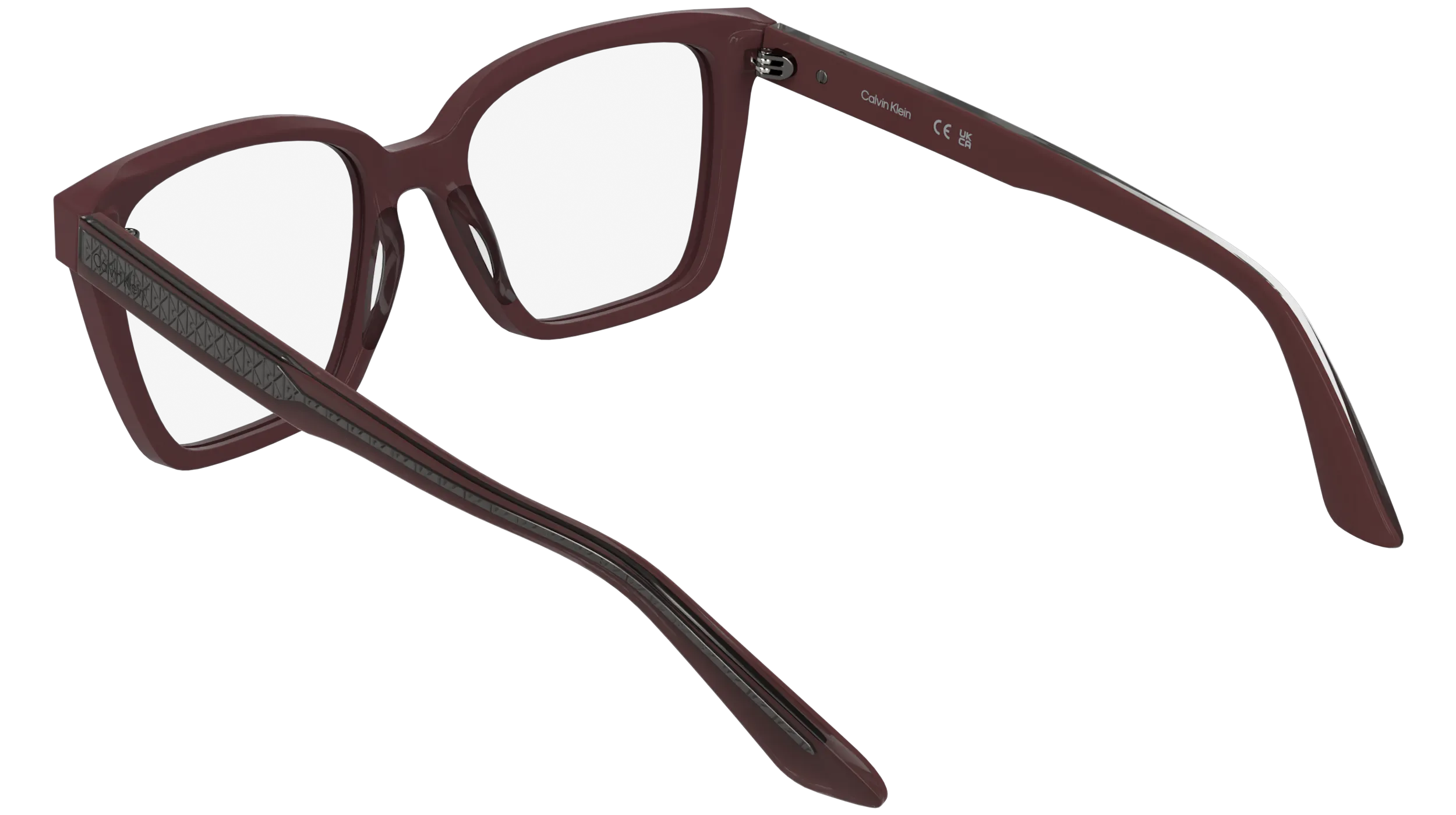 Calvin Klein CK26512 605 Montature da vista Acetato Bordeaux Farfalla Normale - immagine 4