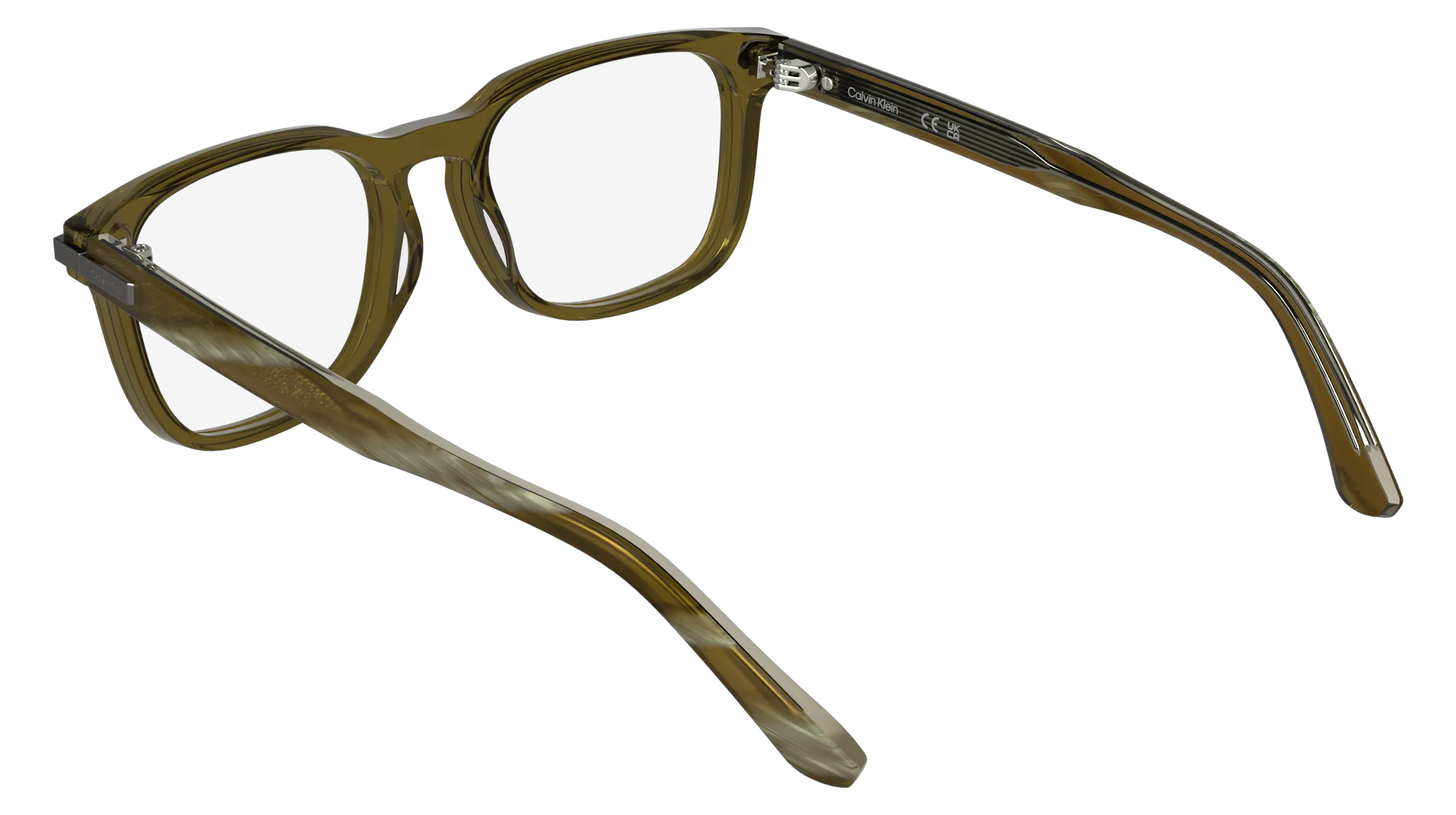 Calvin Klein CK26514 310 Montature da vista Acetato Verde Squadrata Normale - immagine 4