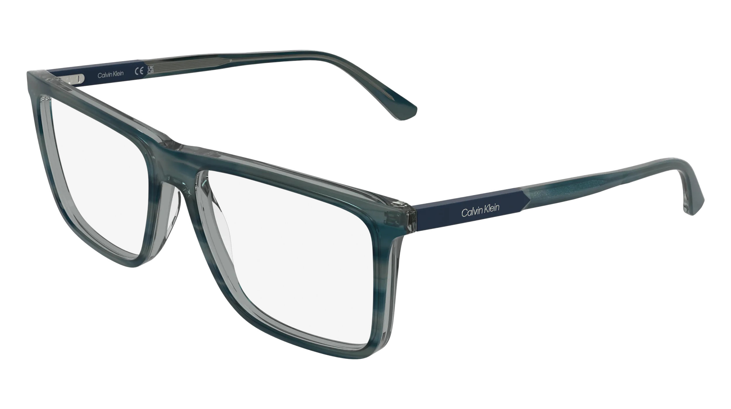 Calvin Klein CK26517 432 Montature da vista Acetato Petrolio Squadrata Normale - immagine 1