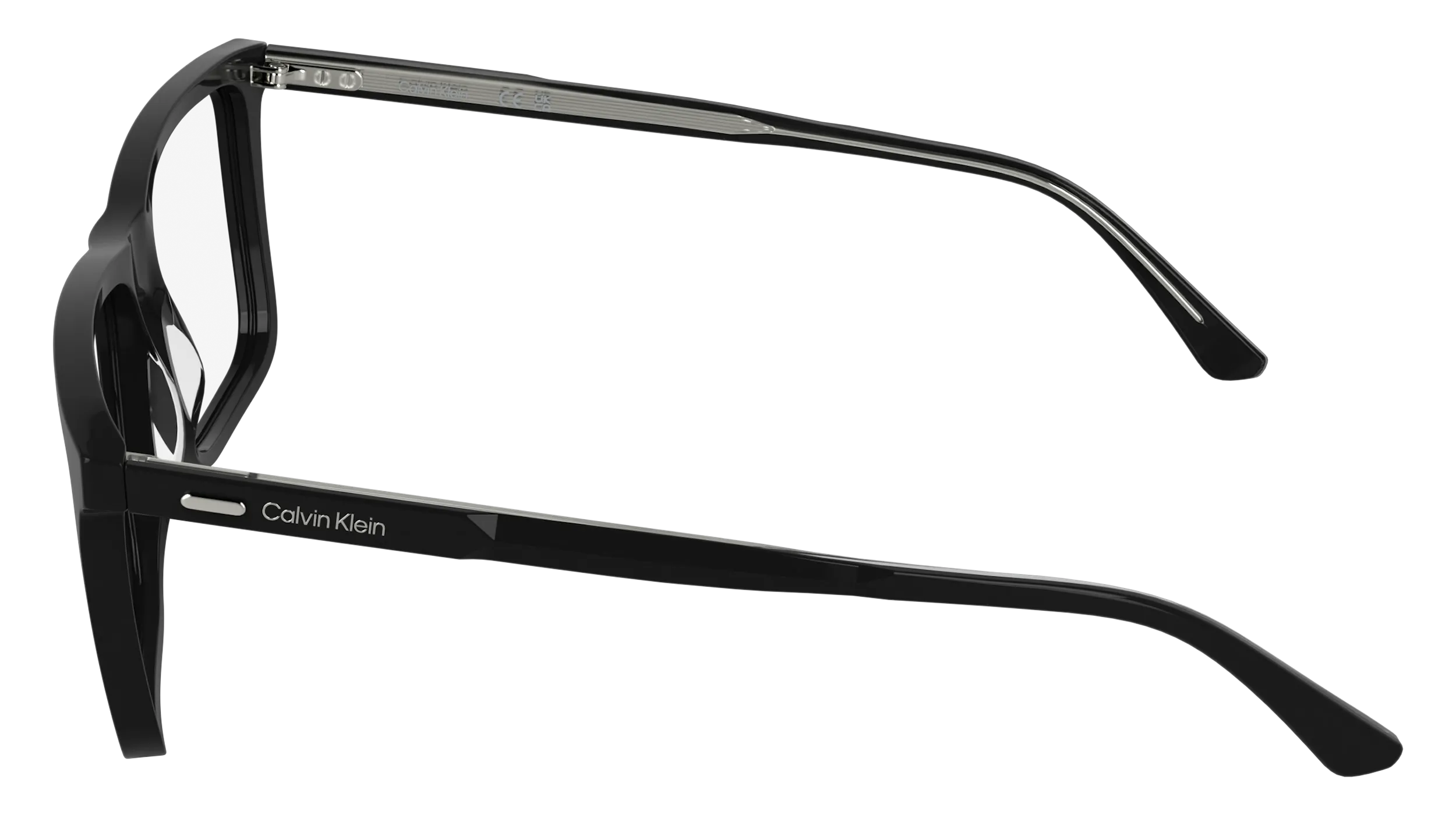 Calvin Klein CK26517 001 Montature da vista Acetato Nero Squadrata Normale - immagine 3