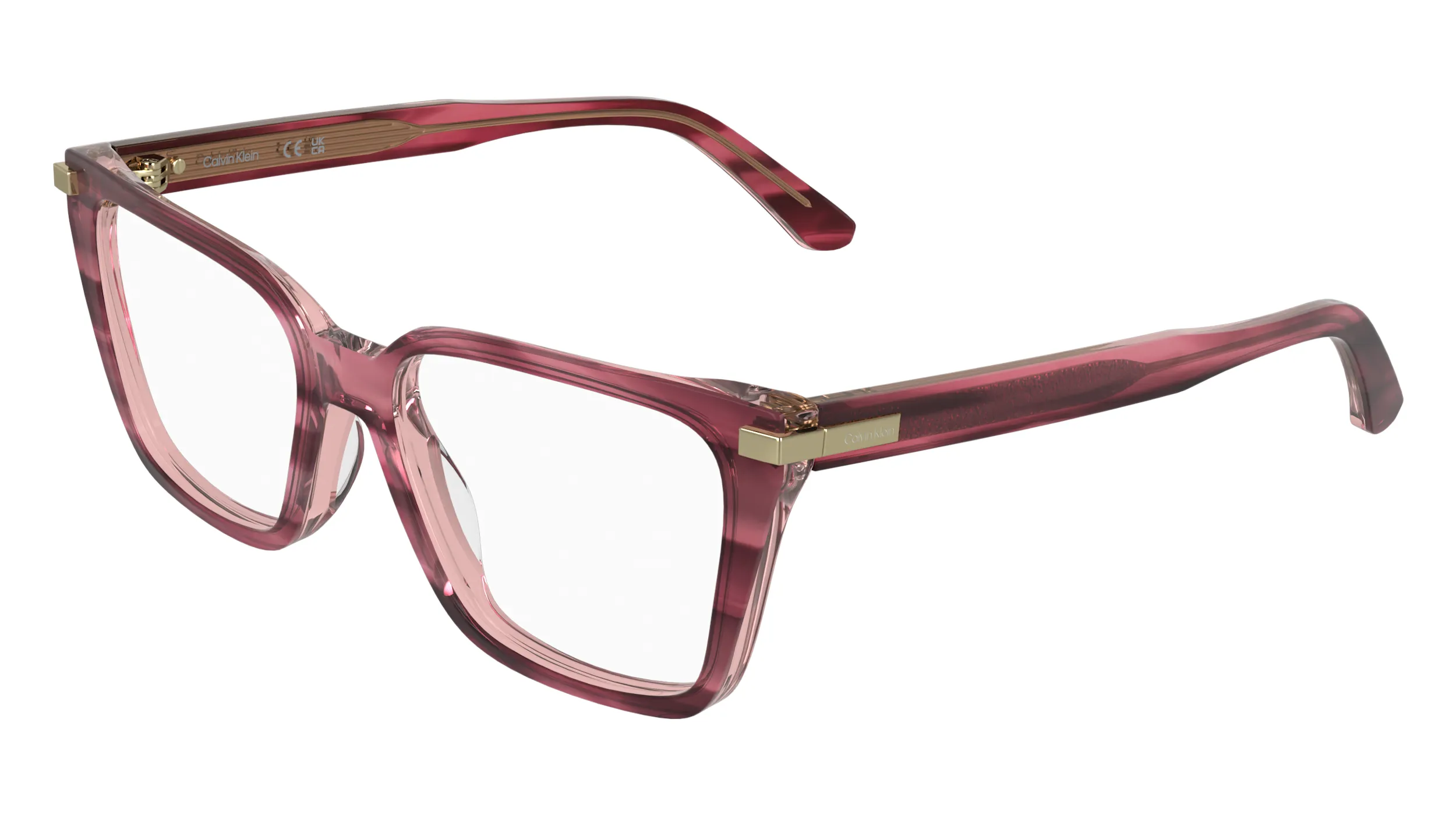 Calvin Klein CK26515 604 Montature da vista Acetato Bordeaux Cat Eye Normale - immagine 1