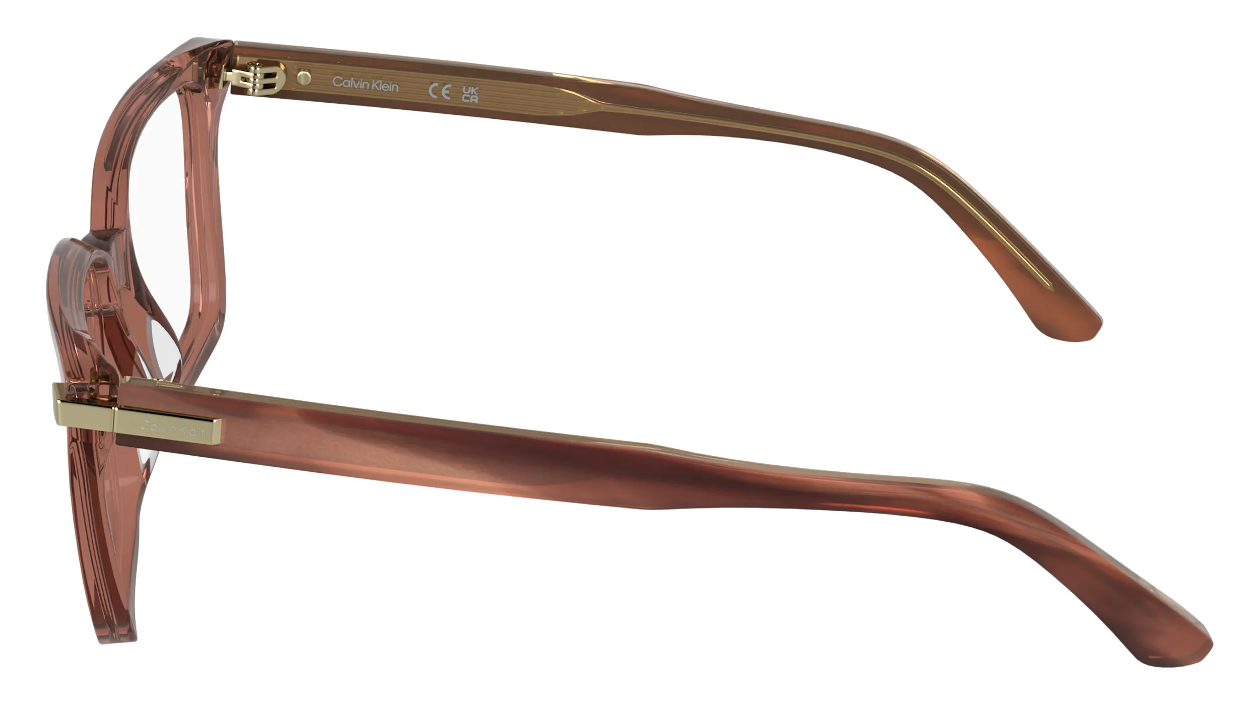 Calvin Klein CK26515 618 Montature da vista Acetato Rosso Cat Eye Normale - immagine 3