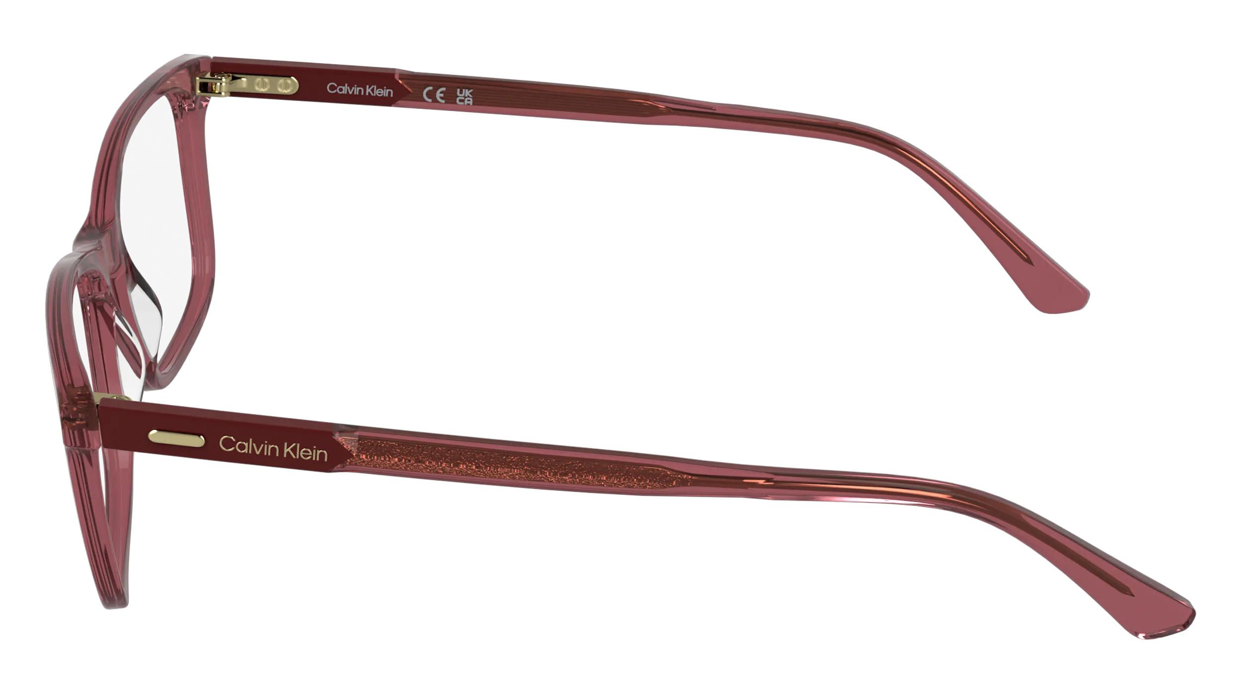 Calvin Klein CK26516 605 Montature da vista Acetato Bordeaux Squadrata Normale - immagine 3