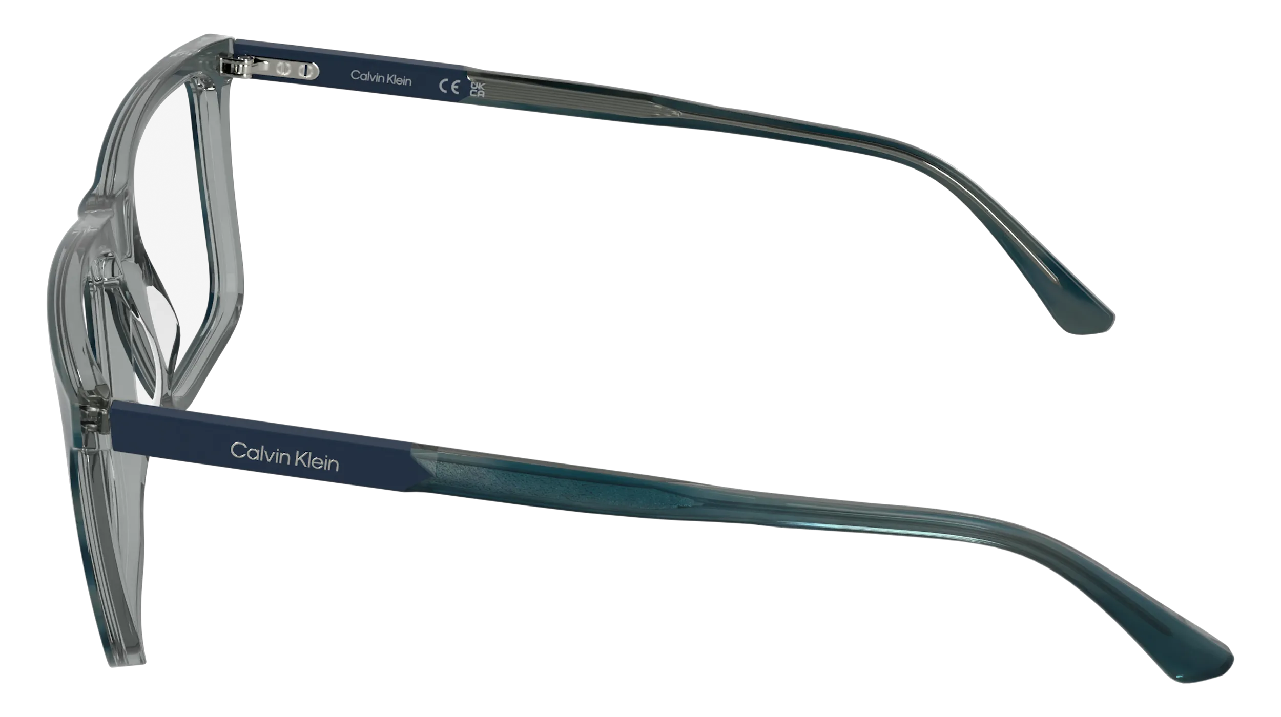 Calvin Klein CK26517 432 Montature da vista Acetato Petrolio Squadrata Normale - immagine 3