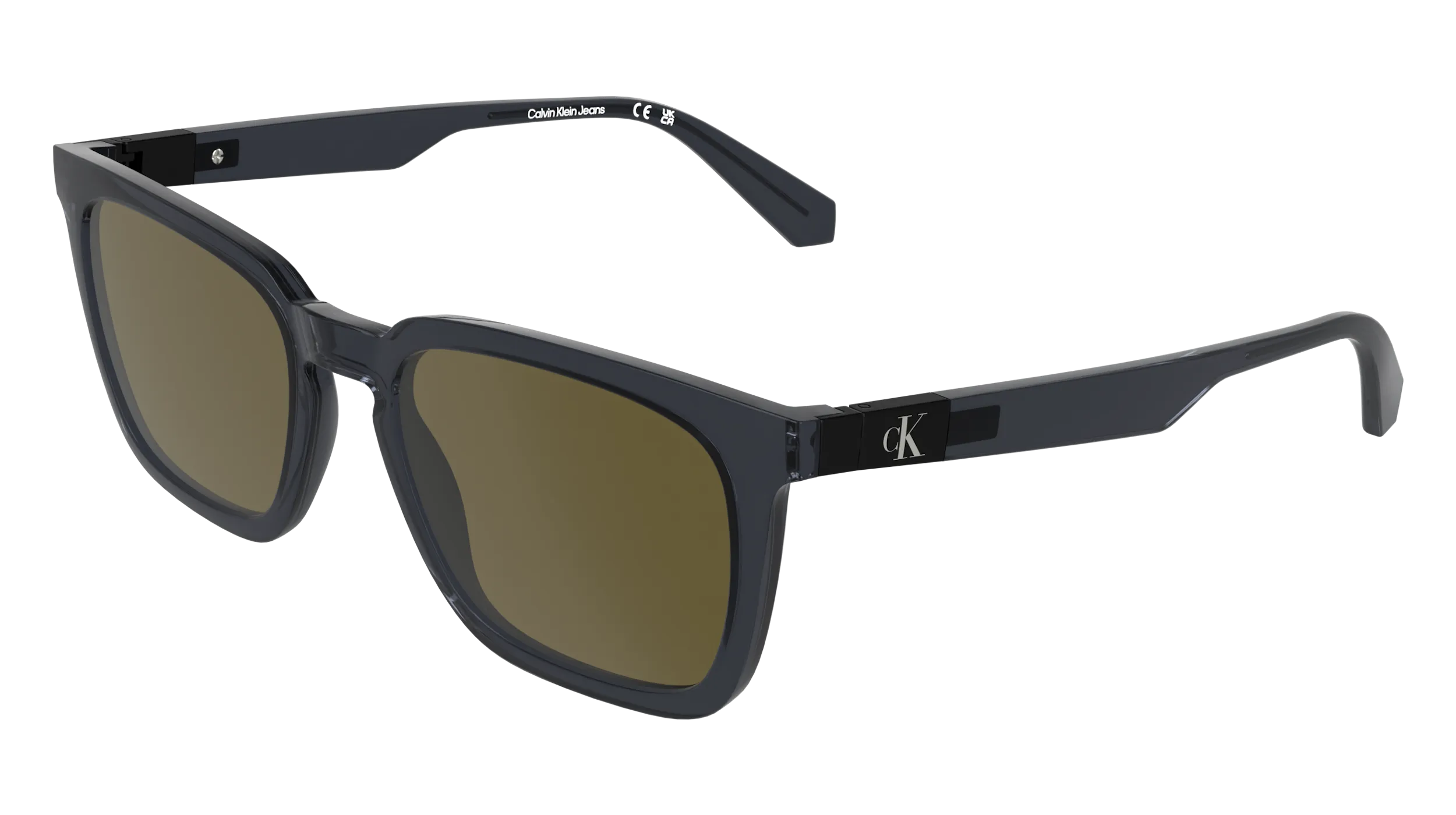 Calvin Klein CKJ26603S 050 Occhiali da sole Bio-iniettato Grigio Marrone Squadrata Normale - immagine 1