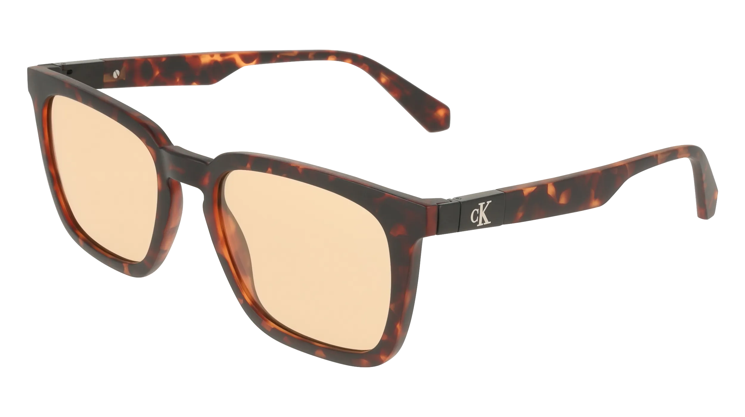 Calvin Klein CKJ26603S 243 Occhiali da sole Bio-iniettato Havana Arancione Squadrata Normale - immagine 1