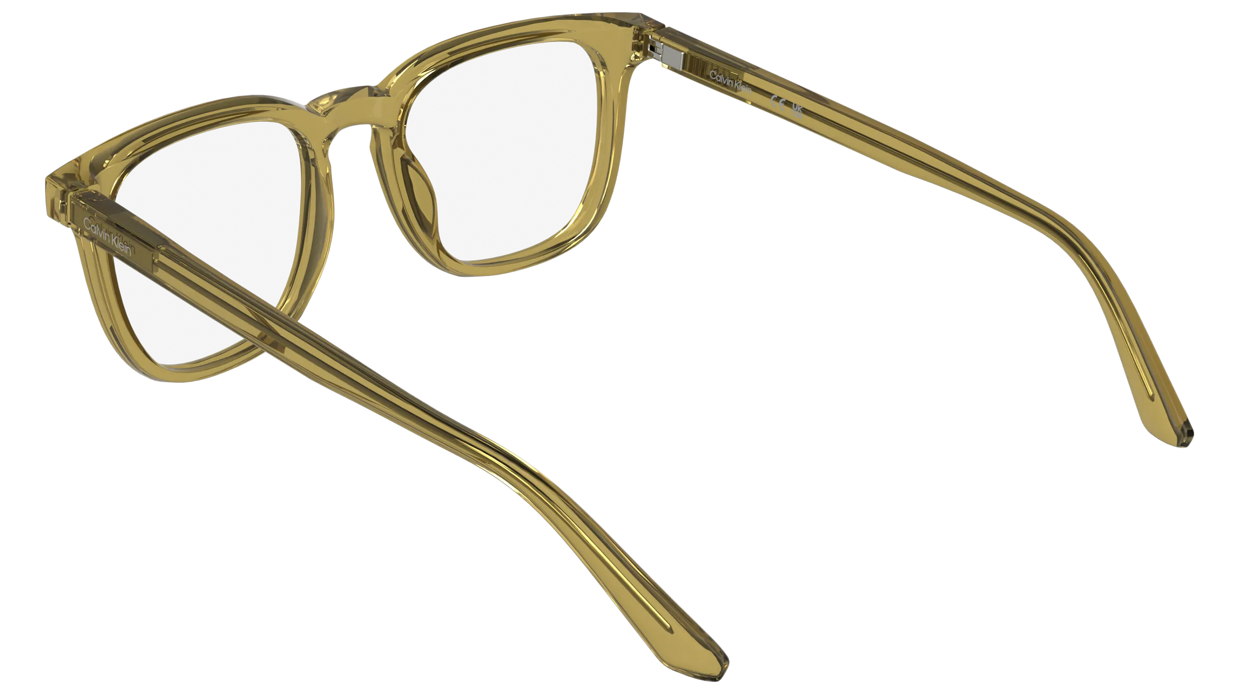 Calvin Klein CK26519 210 Montature da vista Bio-iniettato Giallo Squadrata Normale - immagine 4