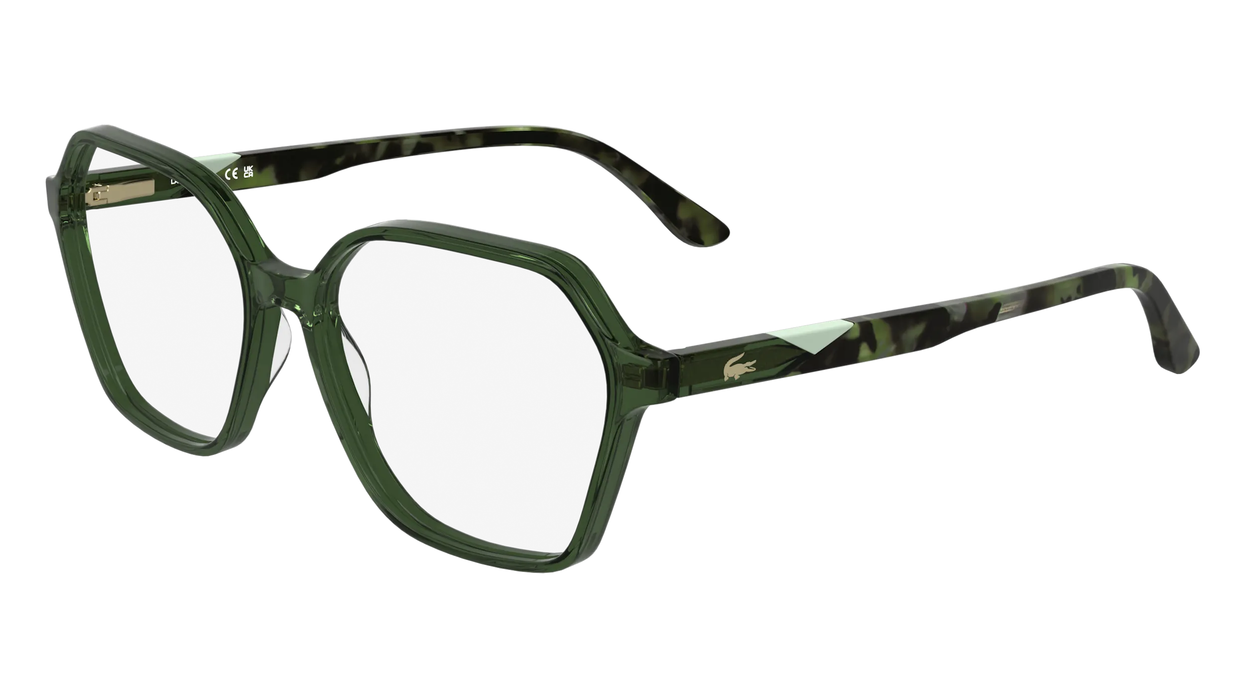 Lacoste L2988 301 Montature da vista Acetato Verde Squadrata Normale - immagine 1