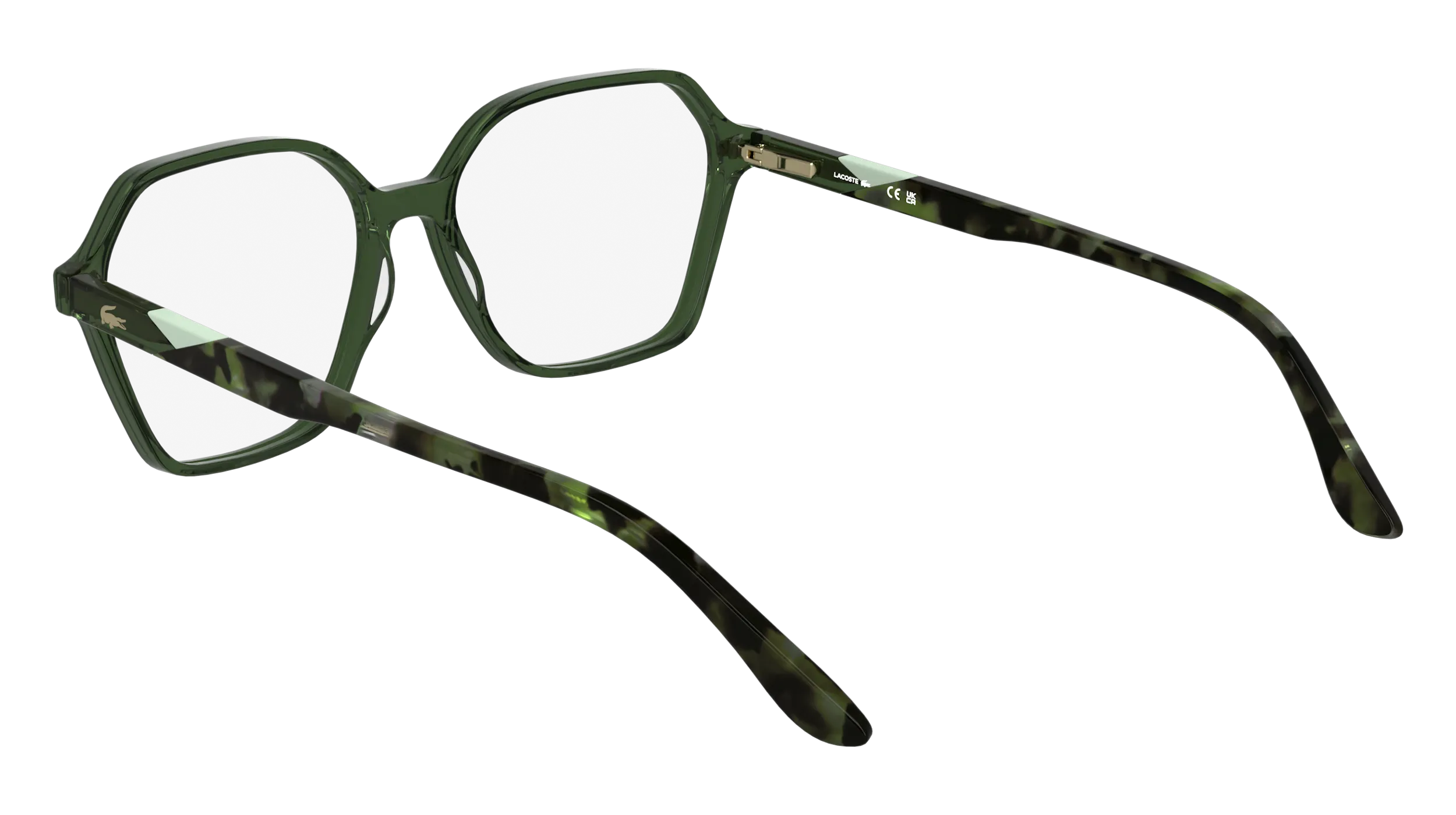 Lacoste L2988 301 Montature da vista Acetato Verde Squadrata Normale - immagine 4