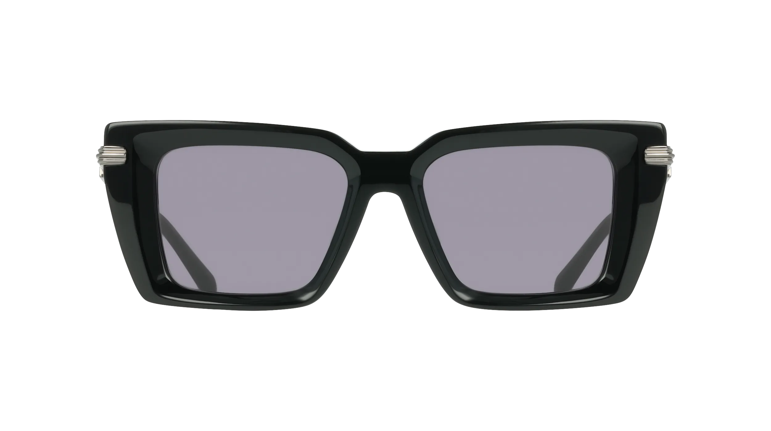 Ferragamo SF2089S 001 Occhiali da sole Acetato Nero Grigio Squadrata Normale - immagine 2