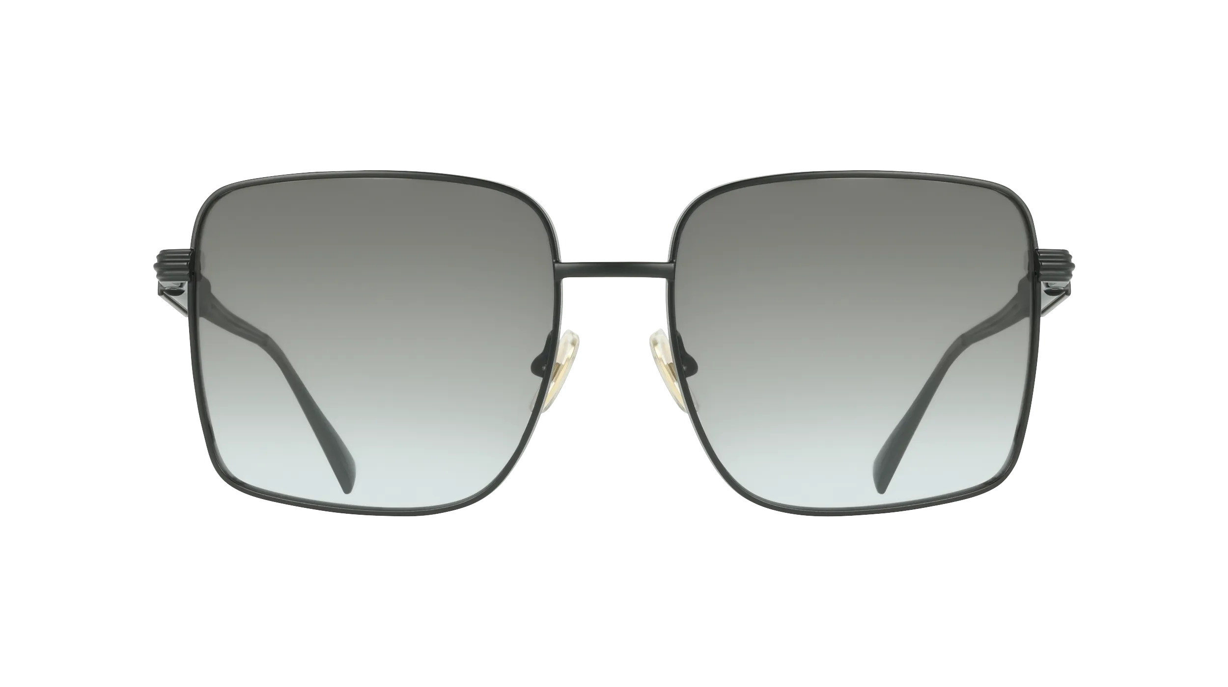 Ferragamo SF330S 002 Occhiali da sole Metallo Nero Squadrata Normale - immagine 2