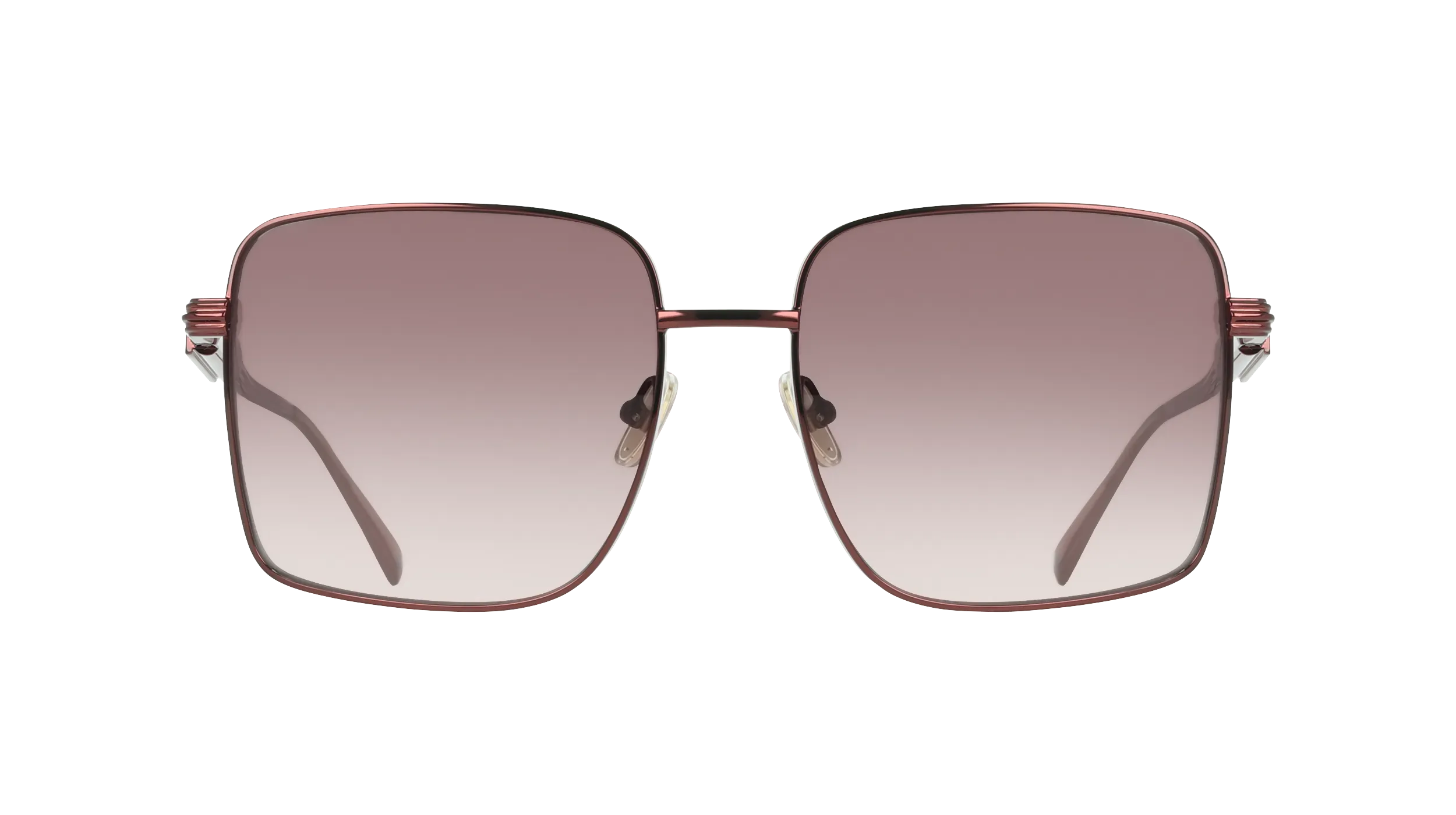 Ferragamo SF330S 606 Occhiali da sole Metallo Rosso Viola Squadrata Normale - immagine 2