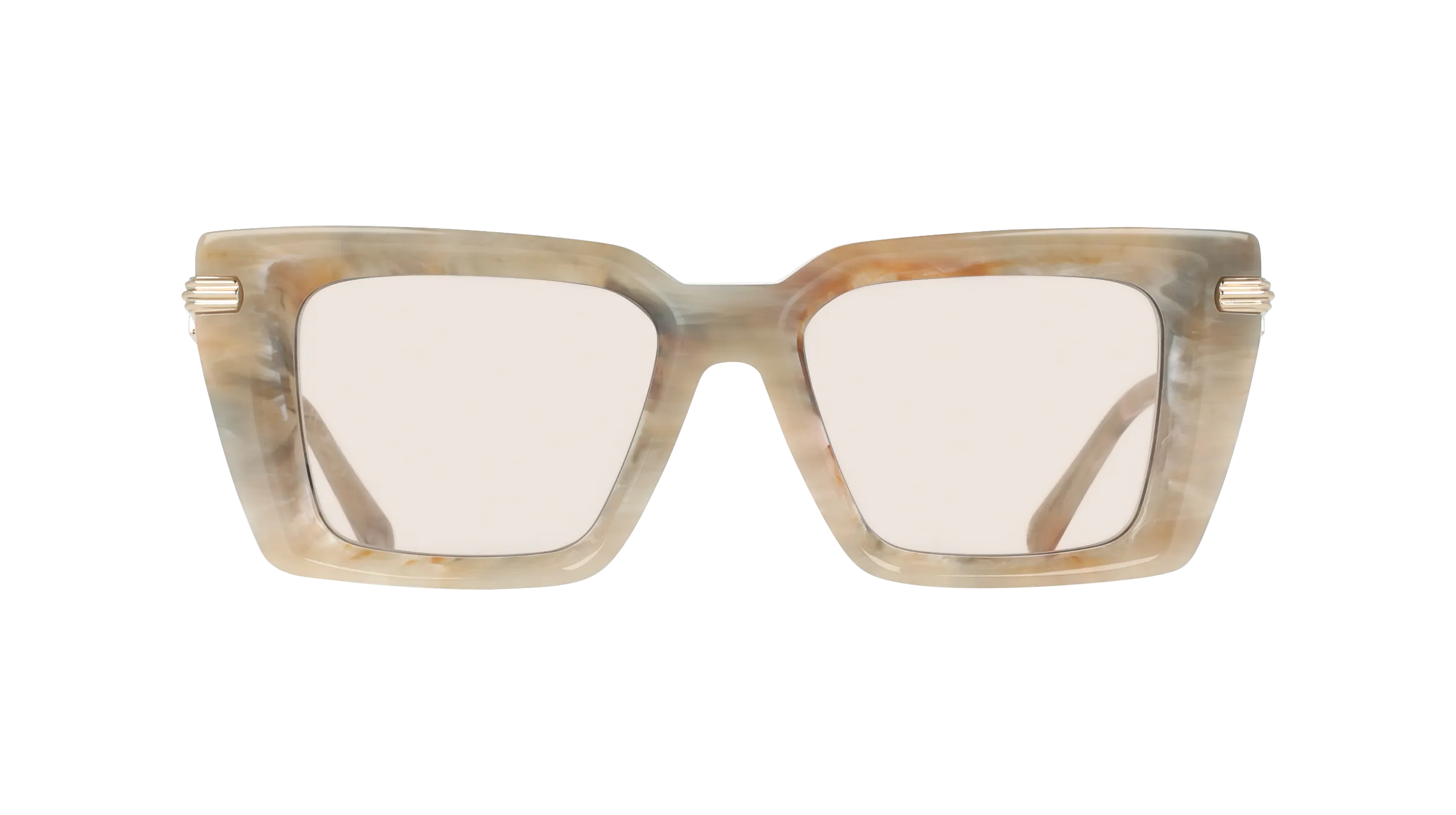 Ferragamo SF2089S 026 Occhiali da sole Acetato Marmo Squadrata Normale - immagine 2