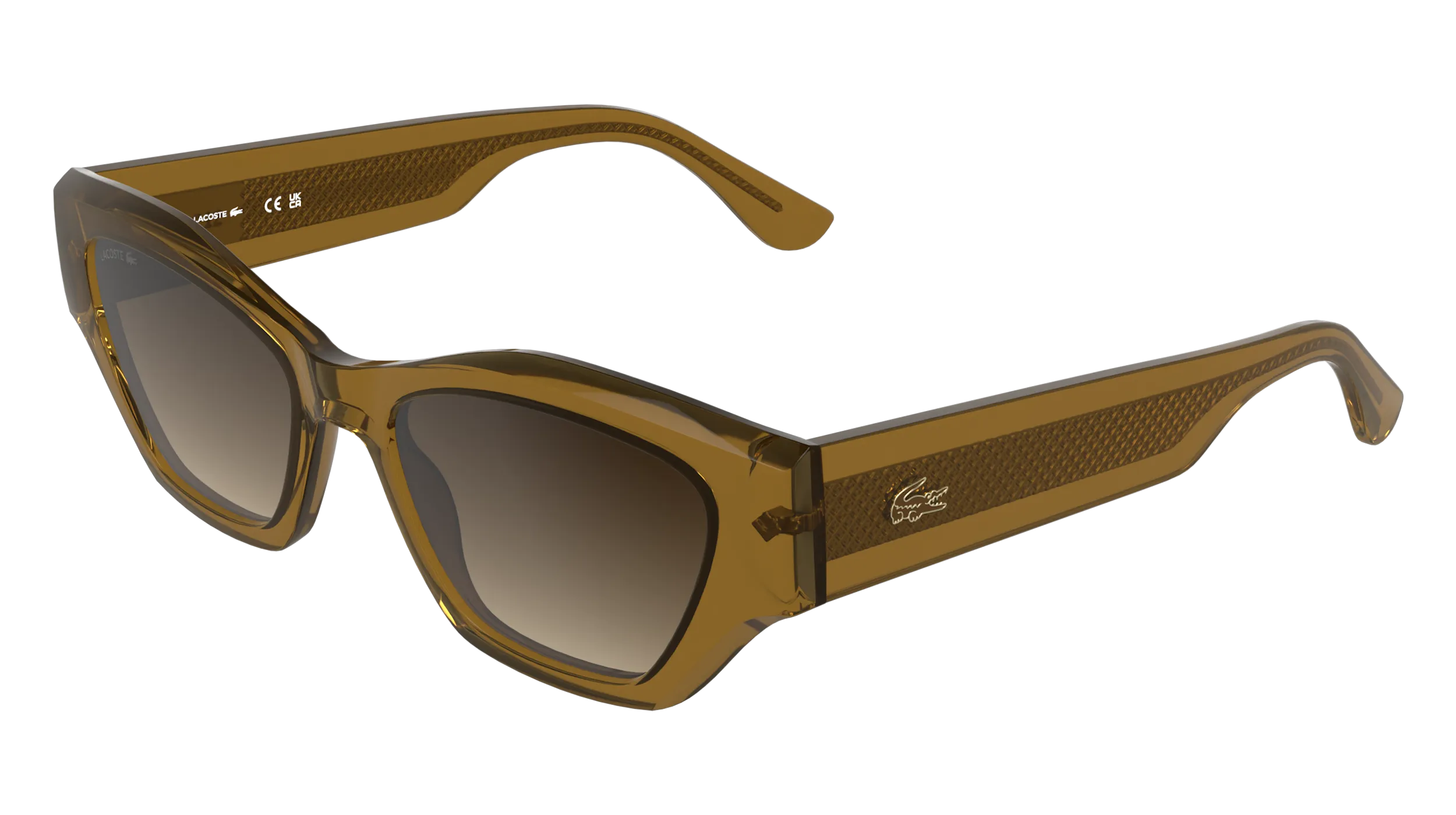 Lacoste L6072S 214 Occhiali da sole Bio-iniettato Marrone Marrone Squadrata Normale - immagine 1