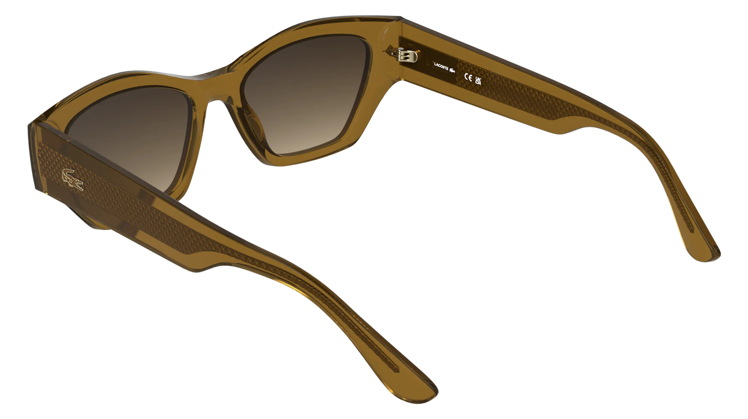 Lacoste L6072S 214 Occhiali da sole Bio-iniettato Marrone Marrone Squadrata Normale - immagine 4
