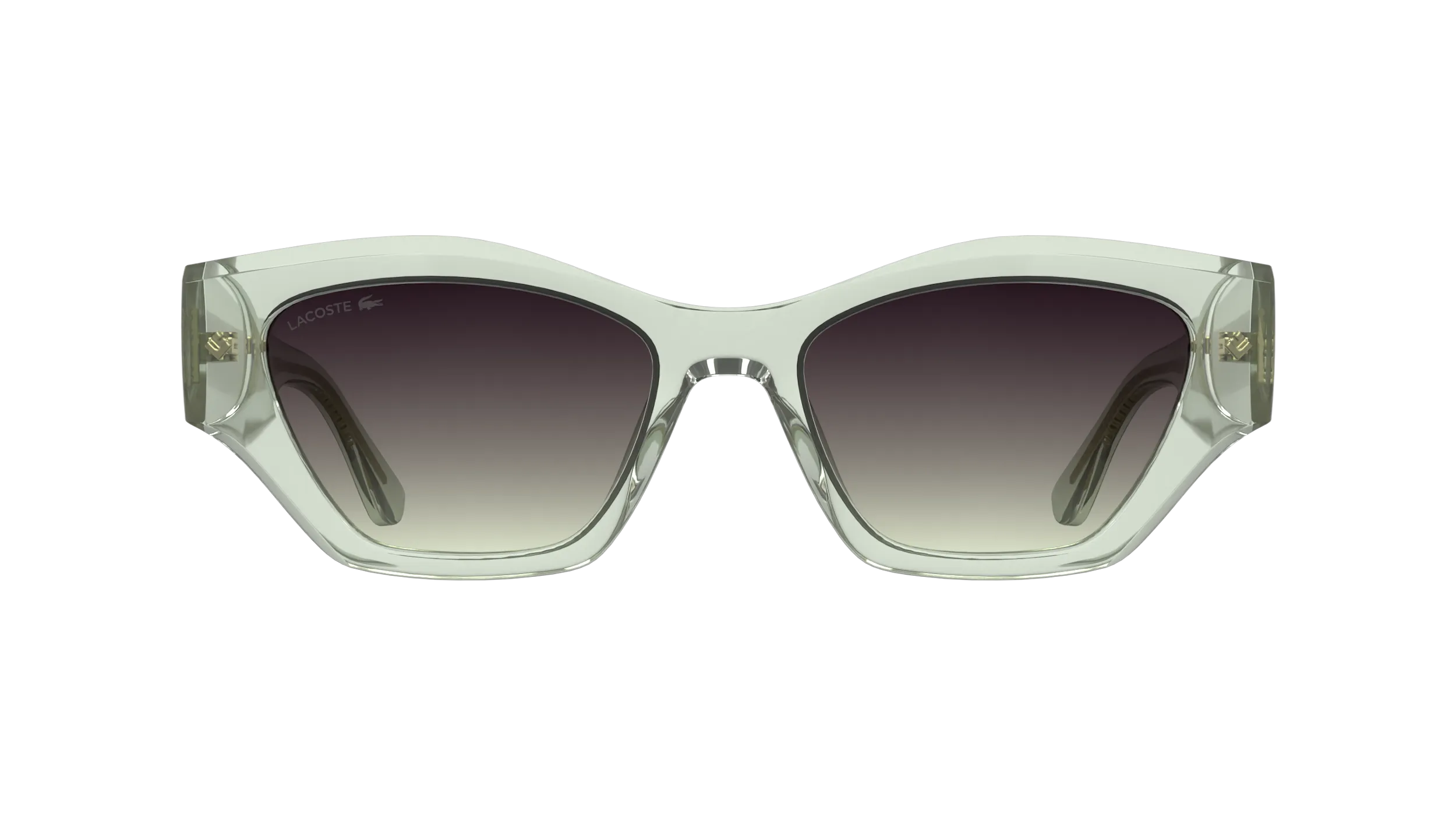 Lacoste L6072S 301 Occhiali da sole Bio-iniettato Verde Viola Squadrata Normale - immagine 2