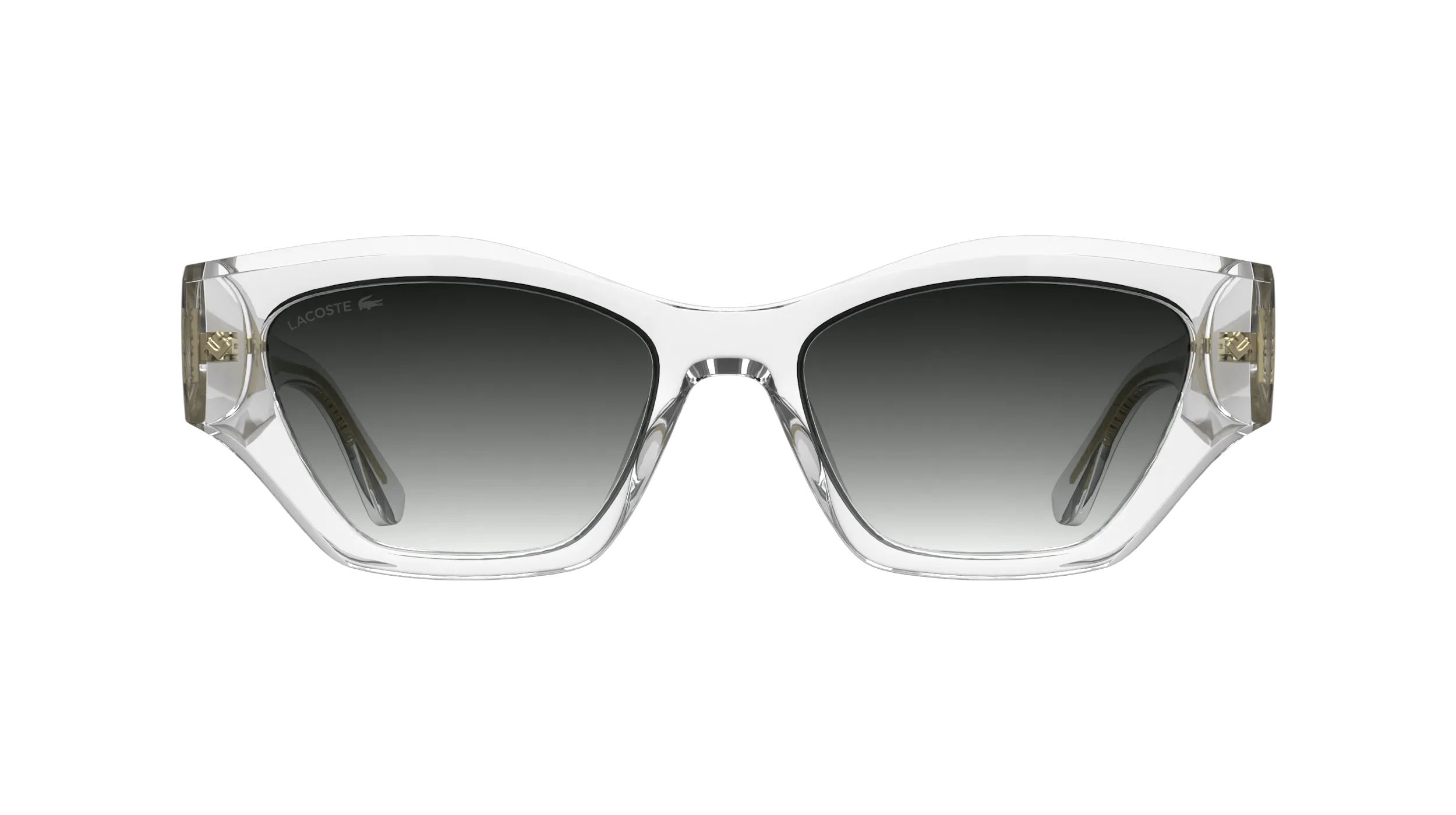 Lacoste L6072S 970 Occhiali da sole Bio-iniettato Trasparente Grigio Squadrata Normale - immagine 2
