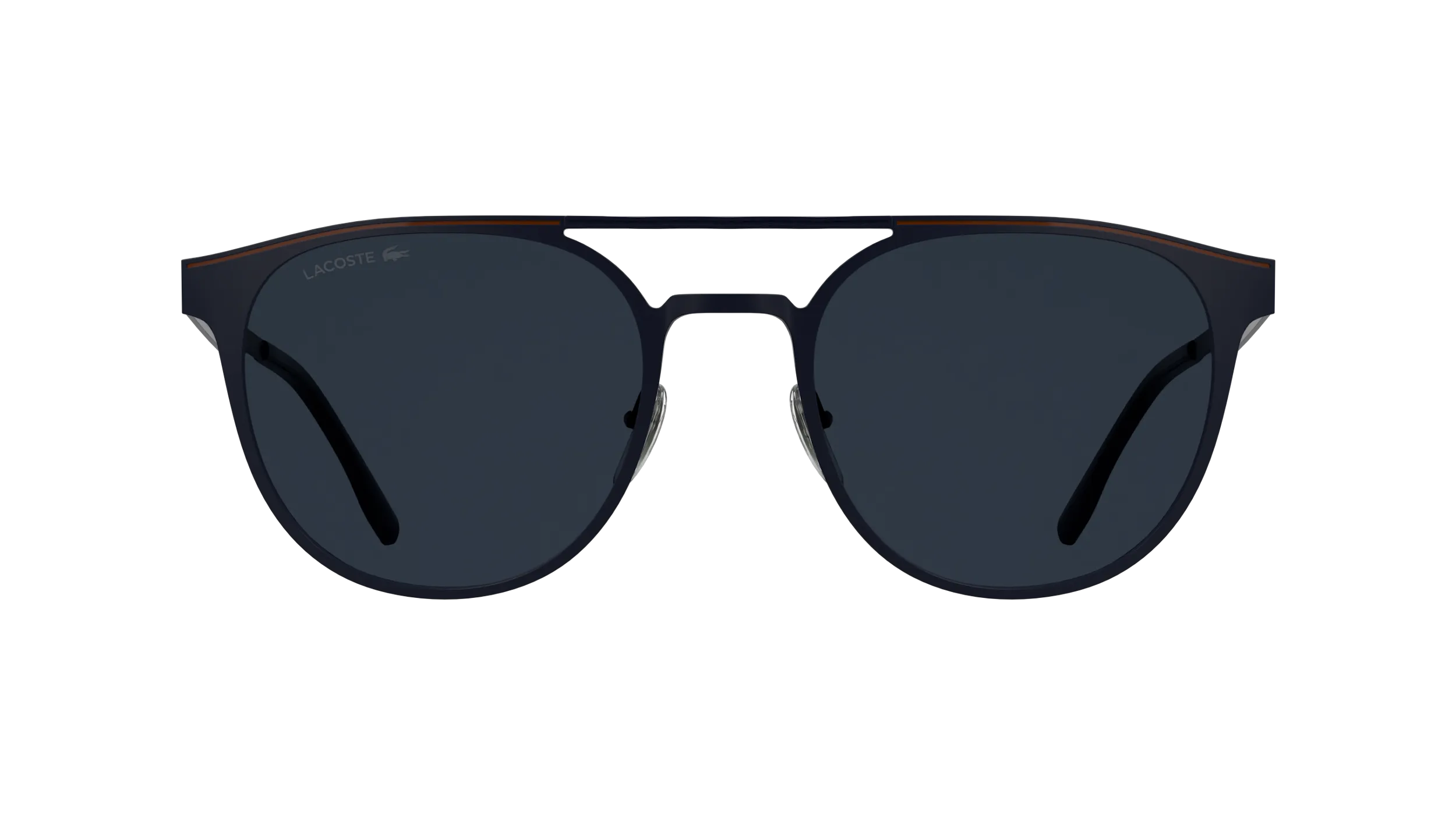 Lacoste L275S 424 Occhiali da sole Metallo Blu Blu Rotonda Normale - immagine 2