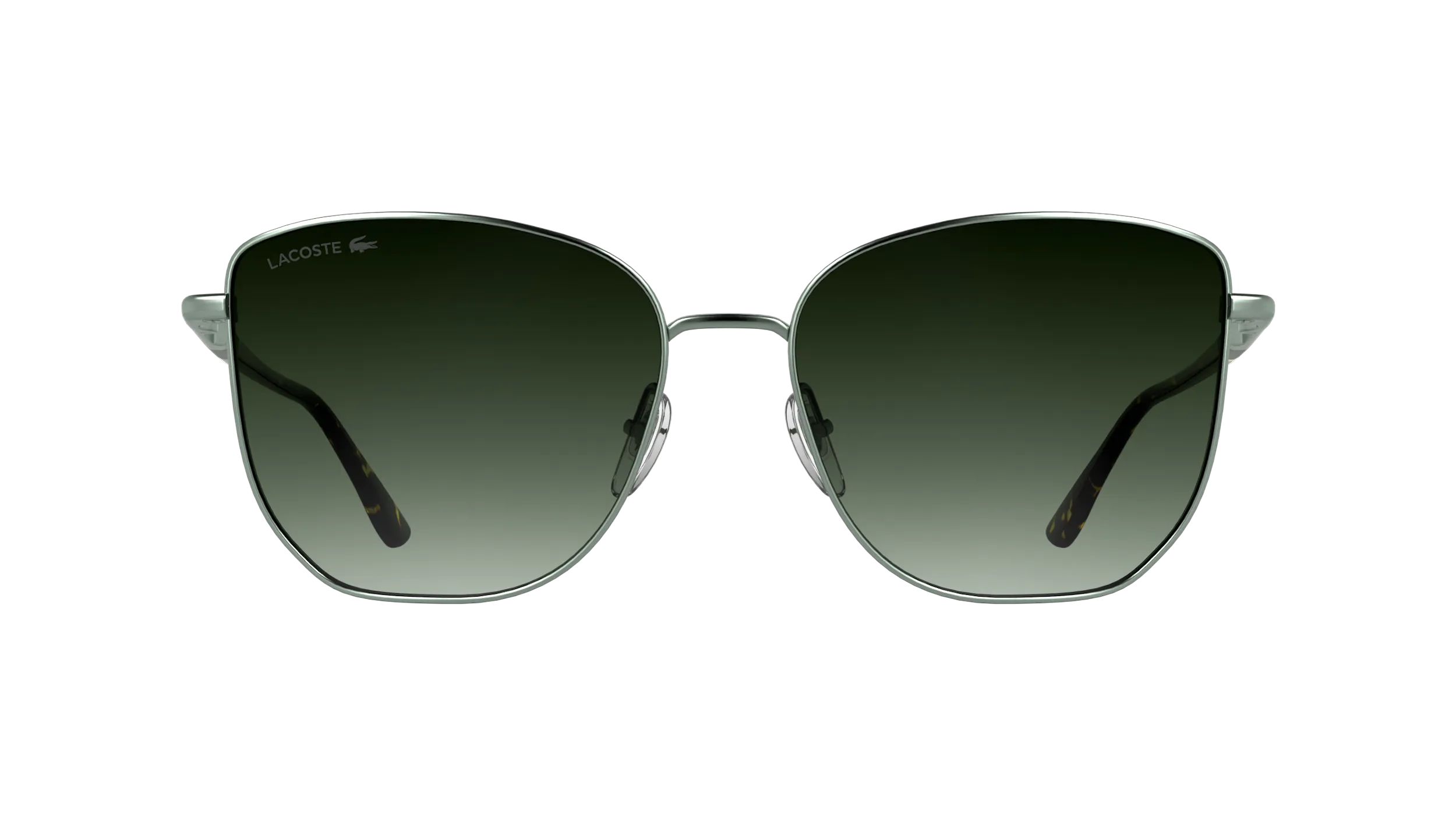 Lacoste L276S 301 Occhiali da sole Metallo Verde Pilot Normale - immagine 2