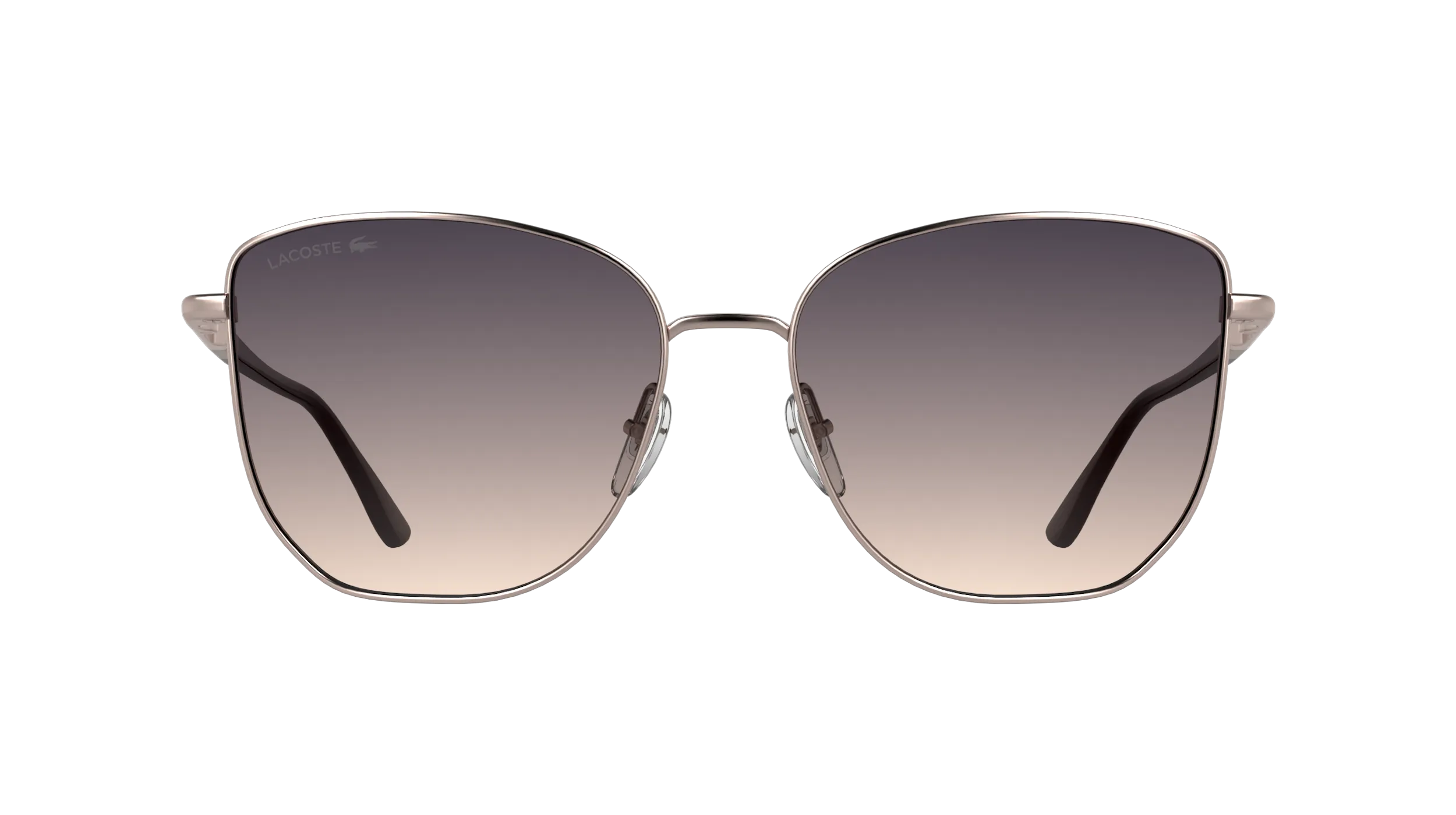 Lacoste L276S 662 Occhiali da sole Metallo Rosa Viola Pilot Normale - immagine 2
