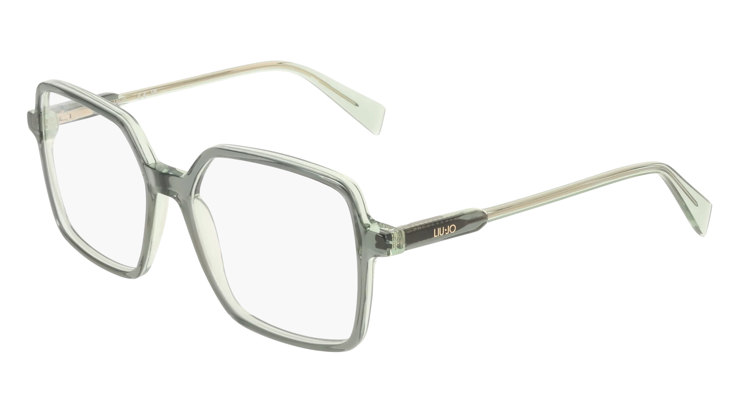 Liu Jo LJ2829 235 Montature da vista Acetato Verde Squadrata Normale - immagine 1