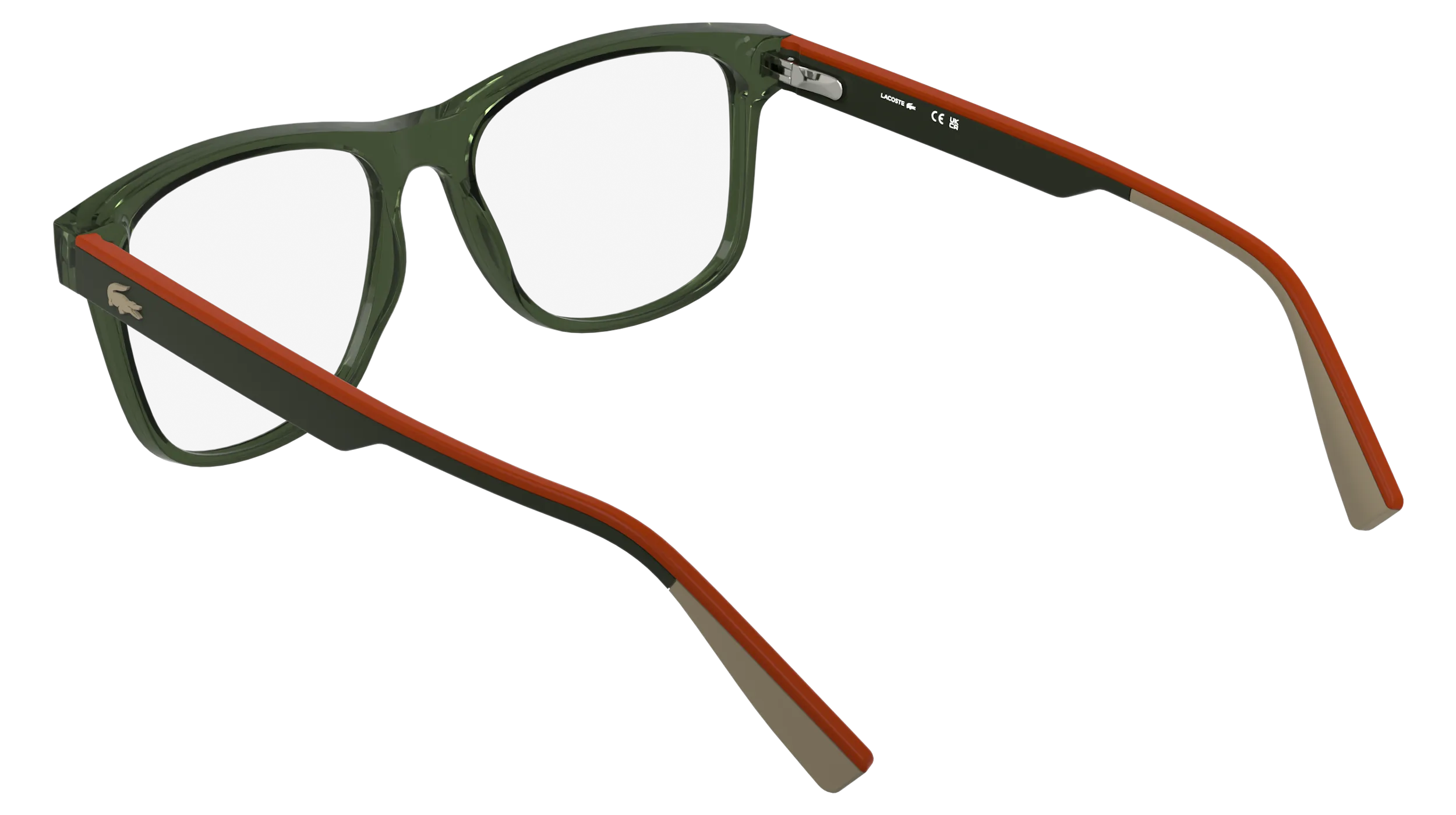 Lacoste L4004 275 Montature da vista Bio-iniettato Verde Squadrata Normale - immagine 4