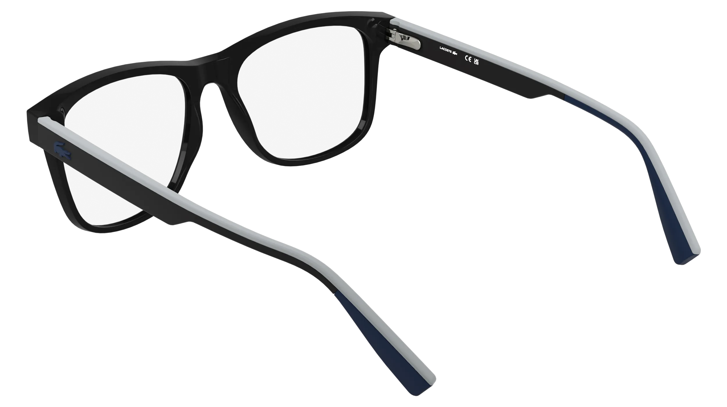 Lacoste L4004 001 Montature da vista Bio-iniettato Nero Squadrata Normale - immagine 4