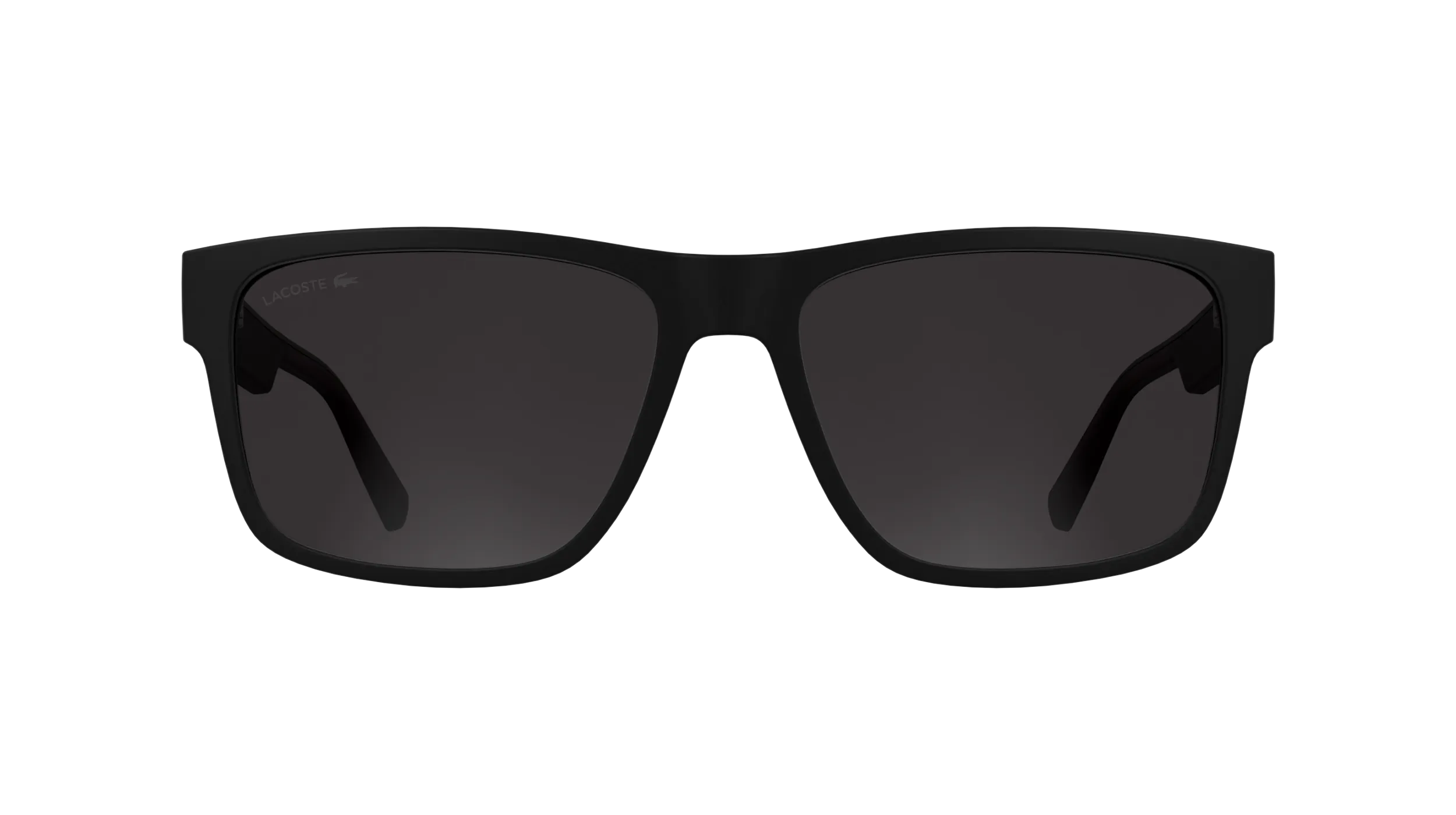 Lacoste L6076S 002 Occhiali da sole Bio-iniettato Nero Grigio Squadrata Normale - immagine 2