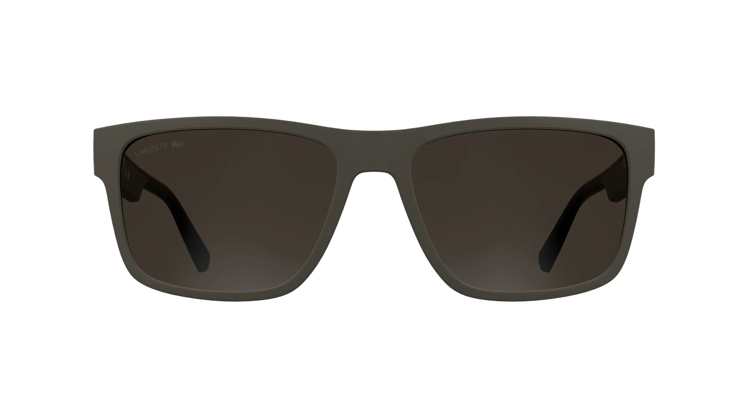 Lacoste L6076S 202 Occhiali da sole Bio-iniettato Grigio Marrone Squadrata Normale - immagine 2