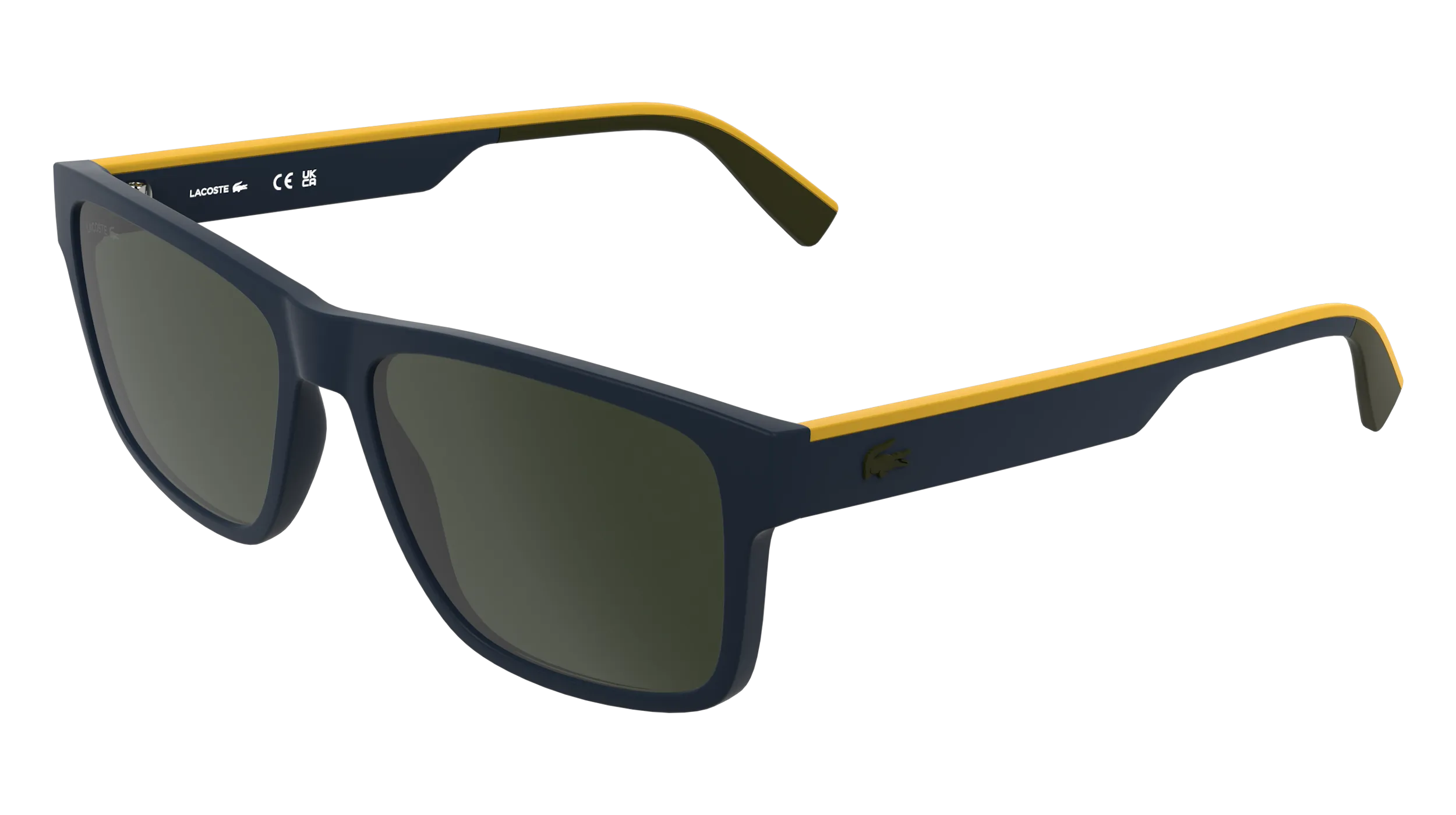 Lacoste L6076S 424 Occhiali da sole Bio-iniettato Blu Squadrata Normale - immagine 1