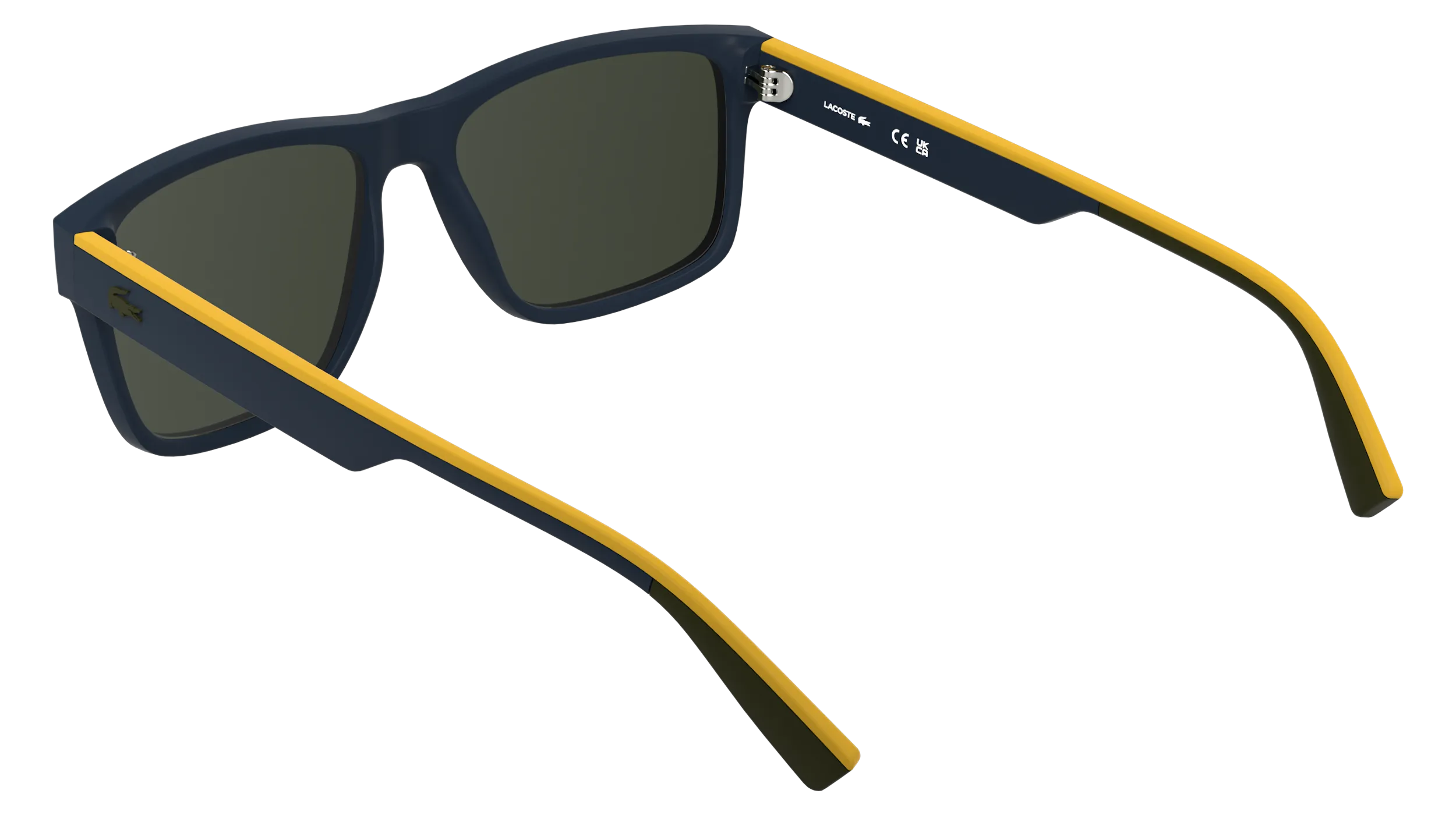 Lacoste L6076S 424 Occhiali da sole Bio-iniettato Blu Squadrata Normale - immagine 4