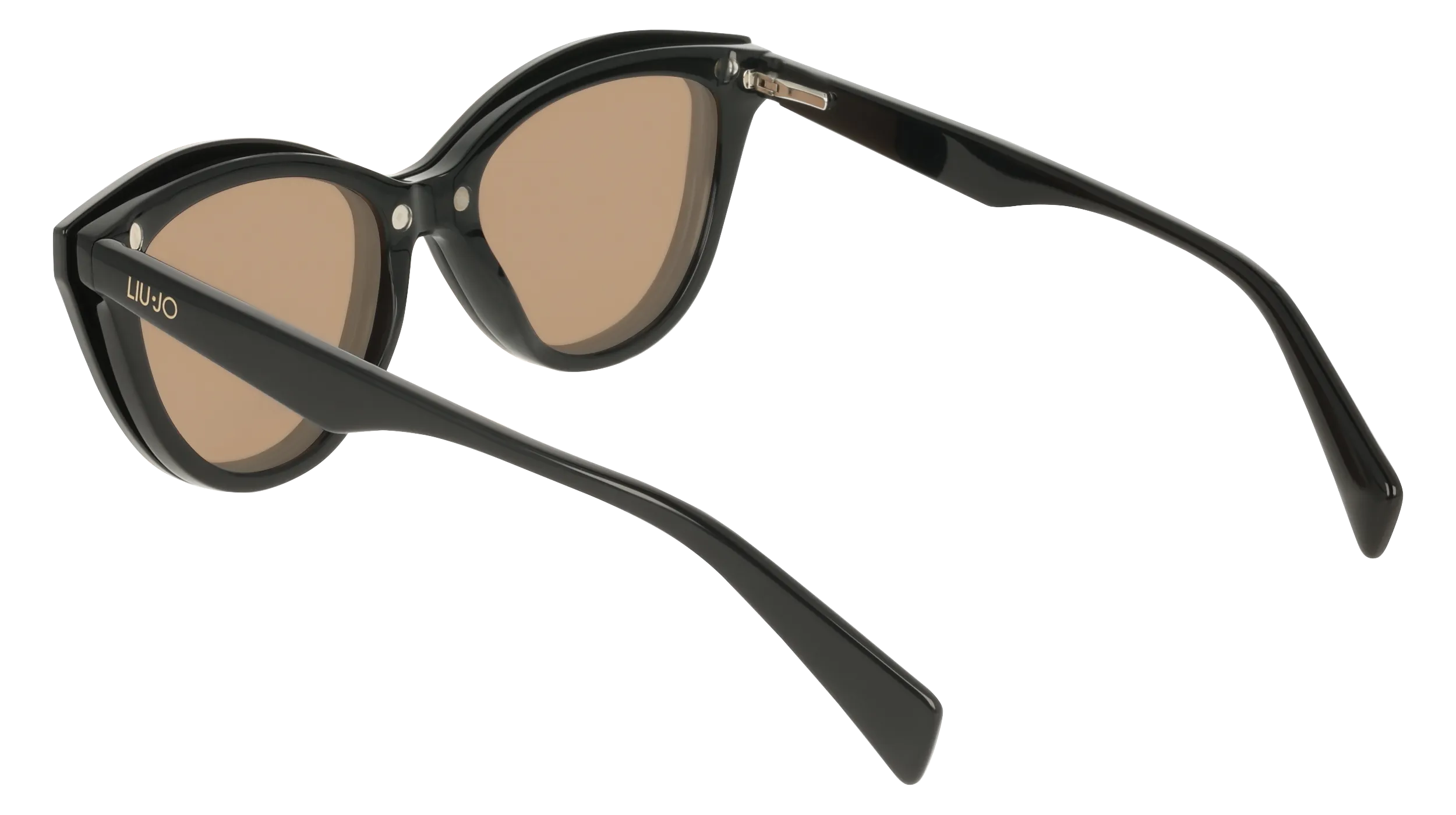 Liu Jo LJ2834MAG-SET 001 Montature da vista Acetato Nero Marrone Cat Eye Normale - immagine 4