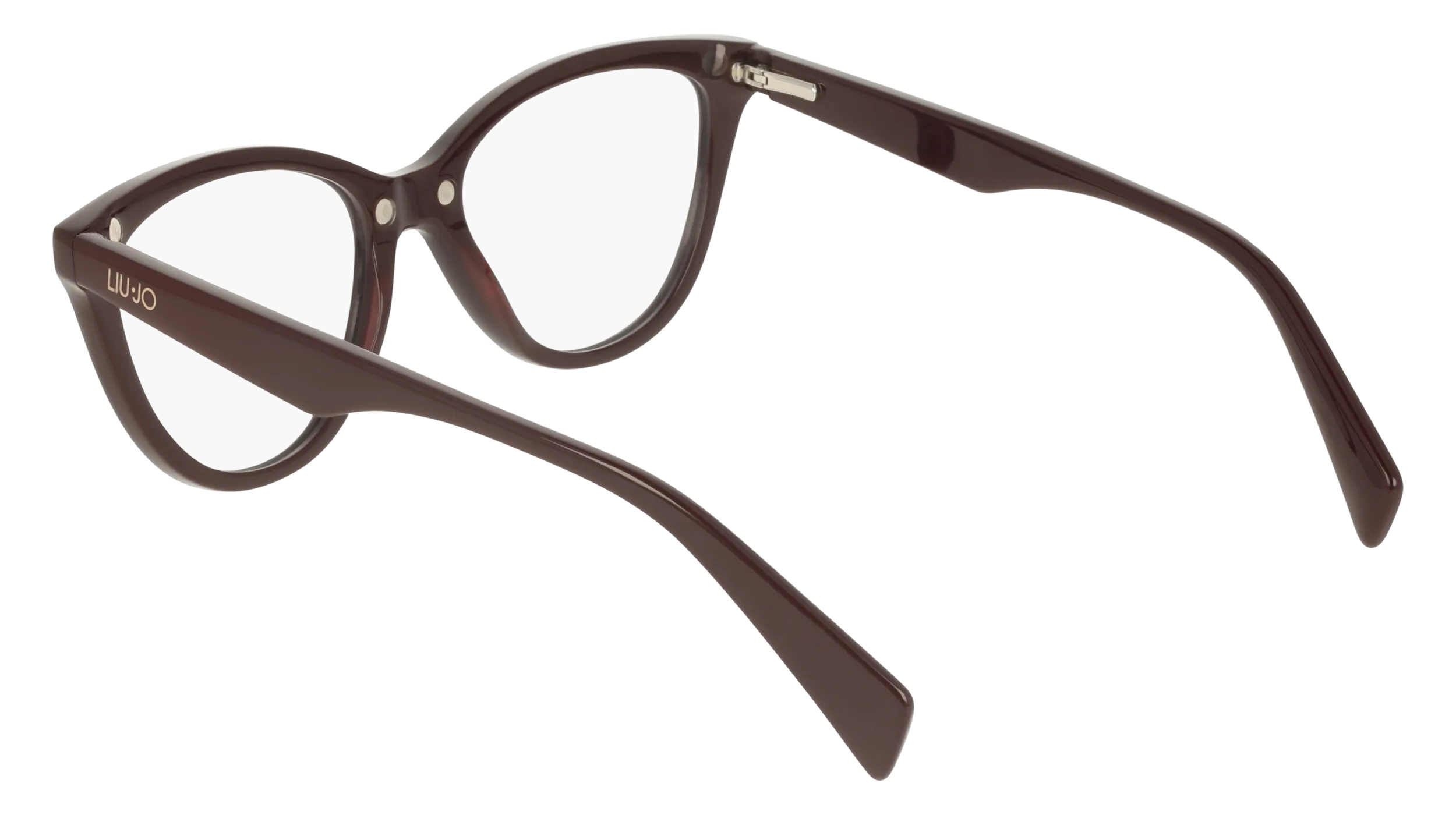 Liu Jo LJ2834MAG-SET 601 Montature da vista Acetato Bordeaux Rosso Cat Eye Normale - immagine 4