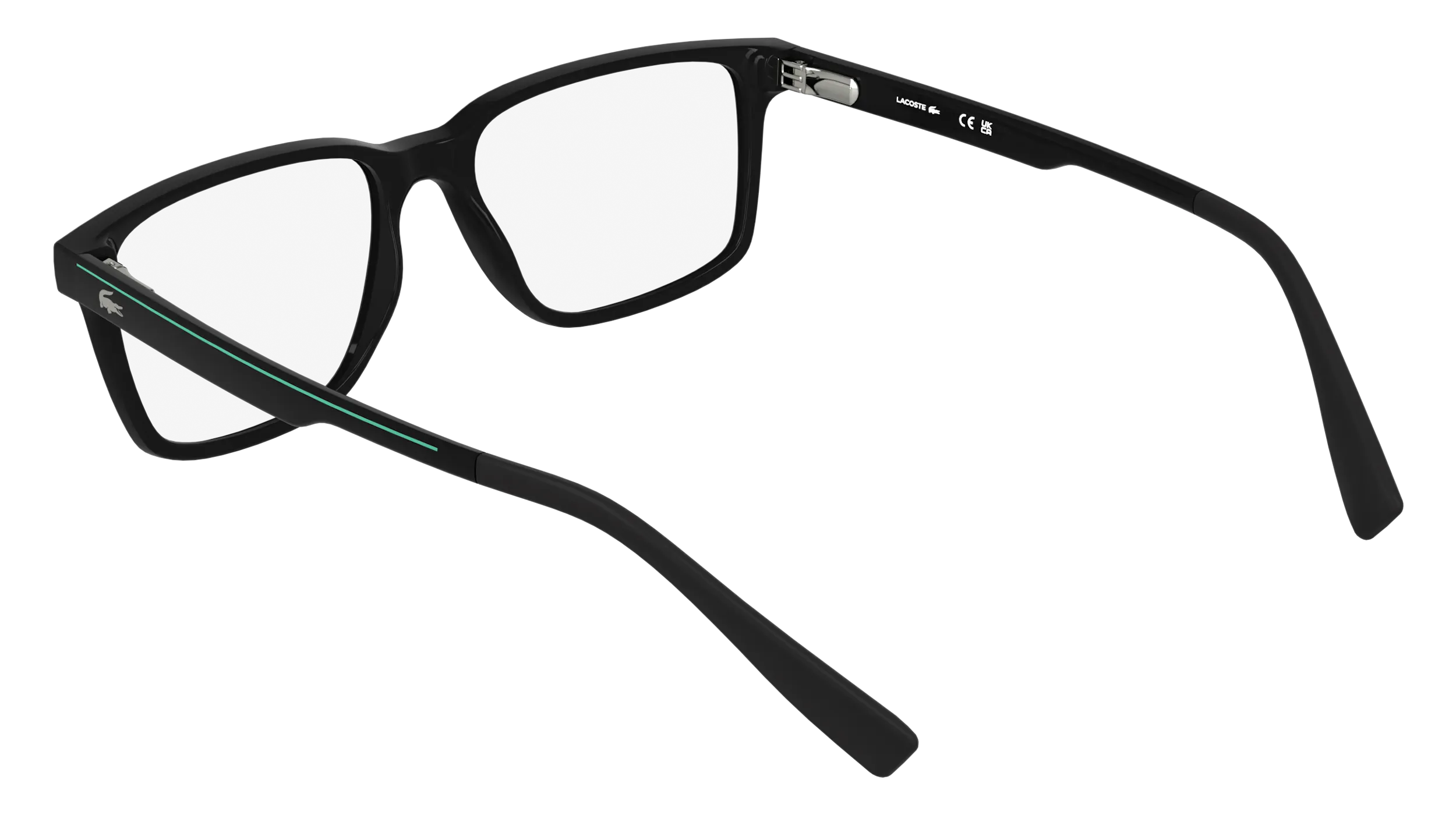 Lacoste L4005 001 Montature da vista Bio-iniettato Nero Squadrata Normale - immagine 4