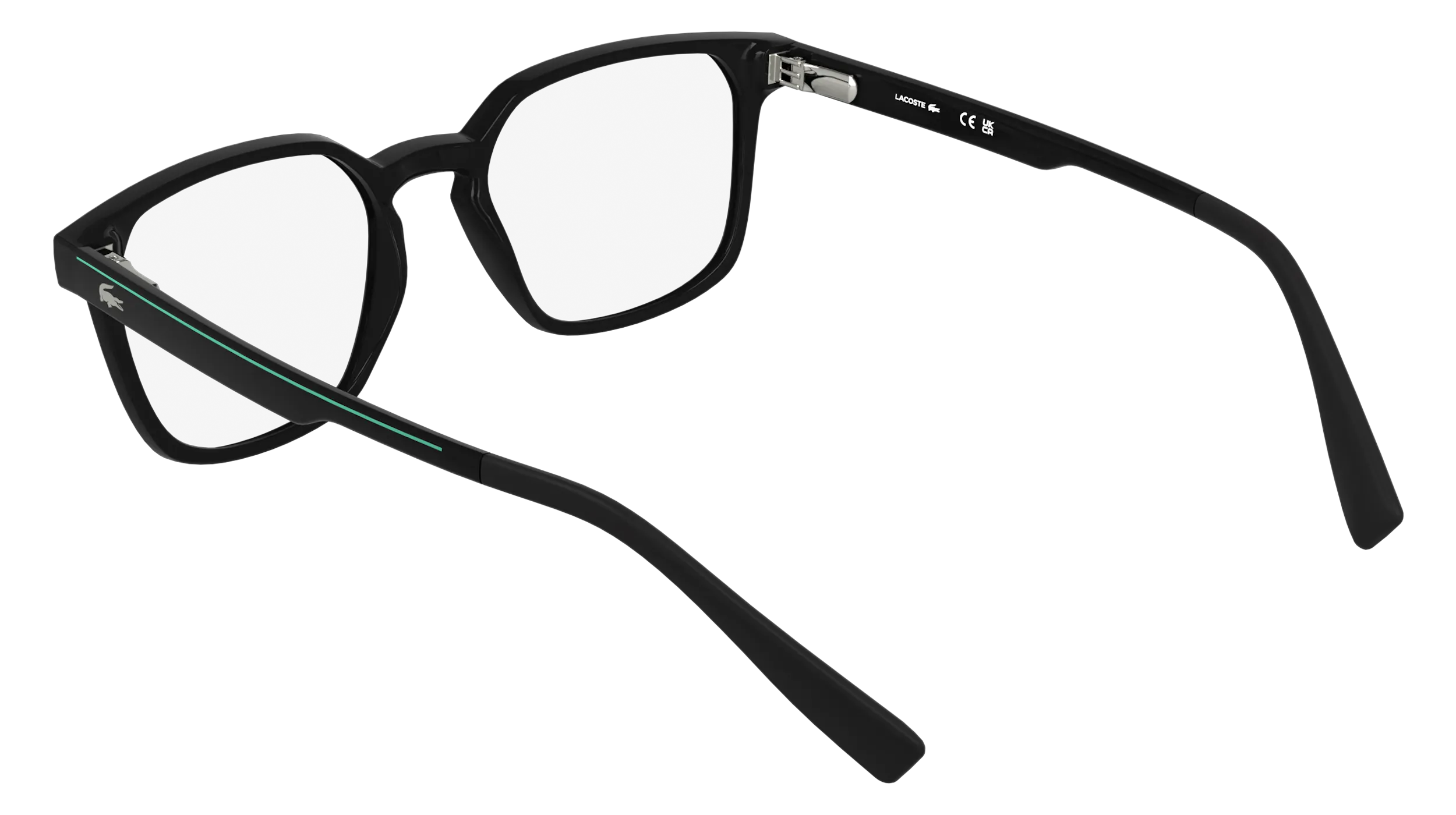Lacoste L4006 001 Montature da vista Bio-iniettato Nero Squadrata Normale - immagine 4