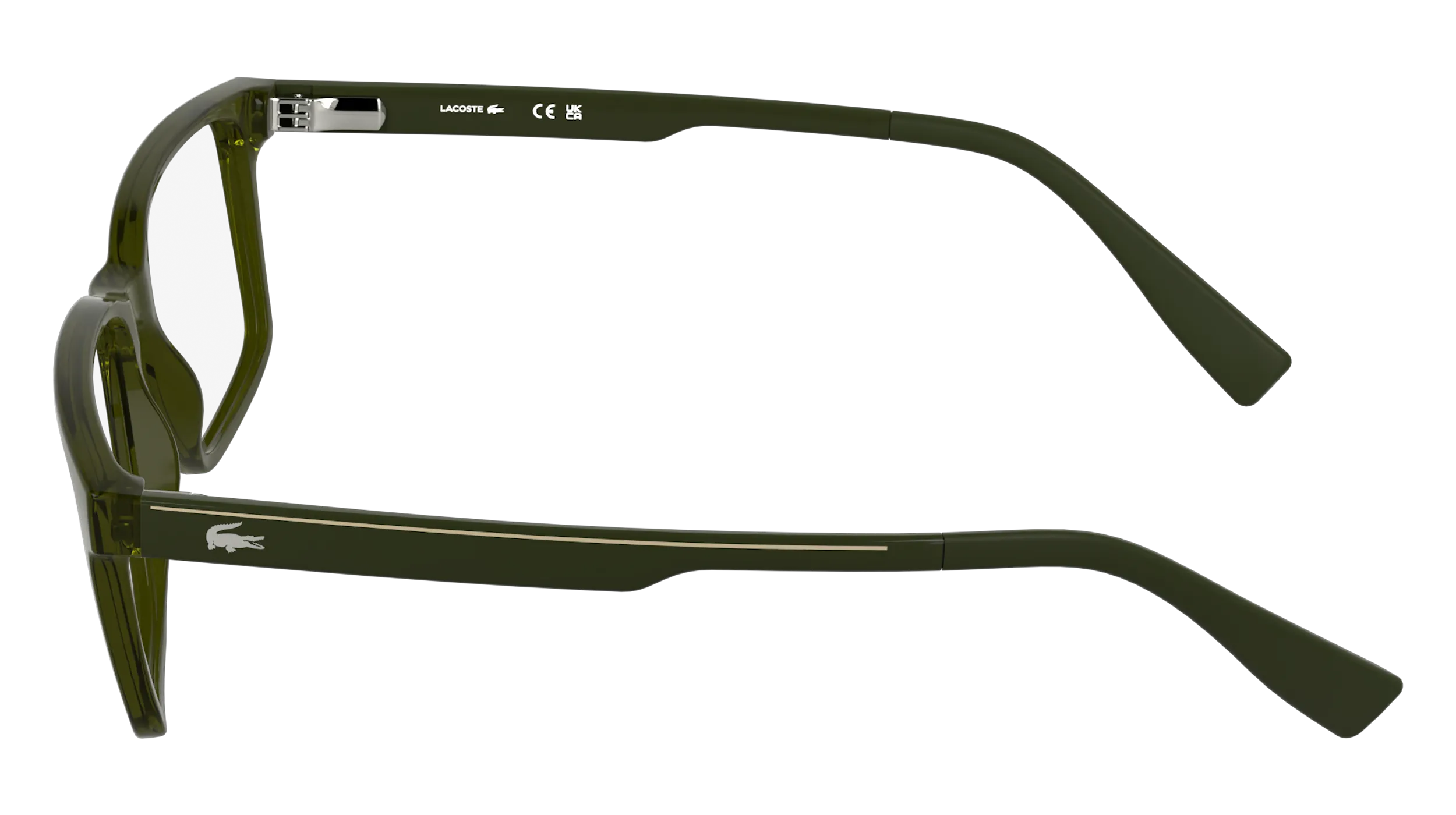 Lacoste L4005 275 Montature da vista Bio-iniettato Verde Squadrata Normale - immagine 3