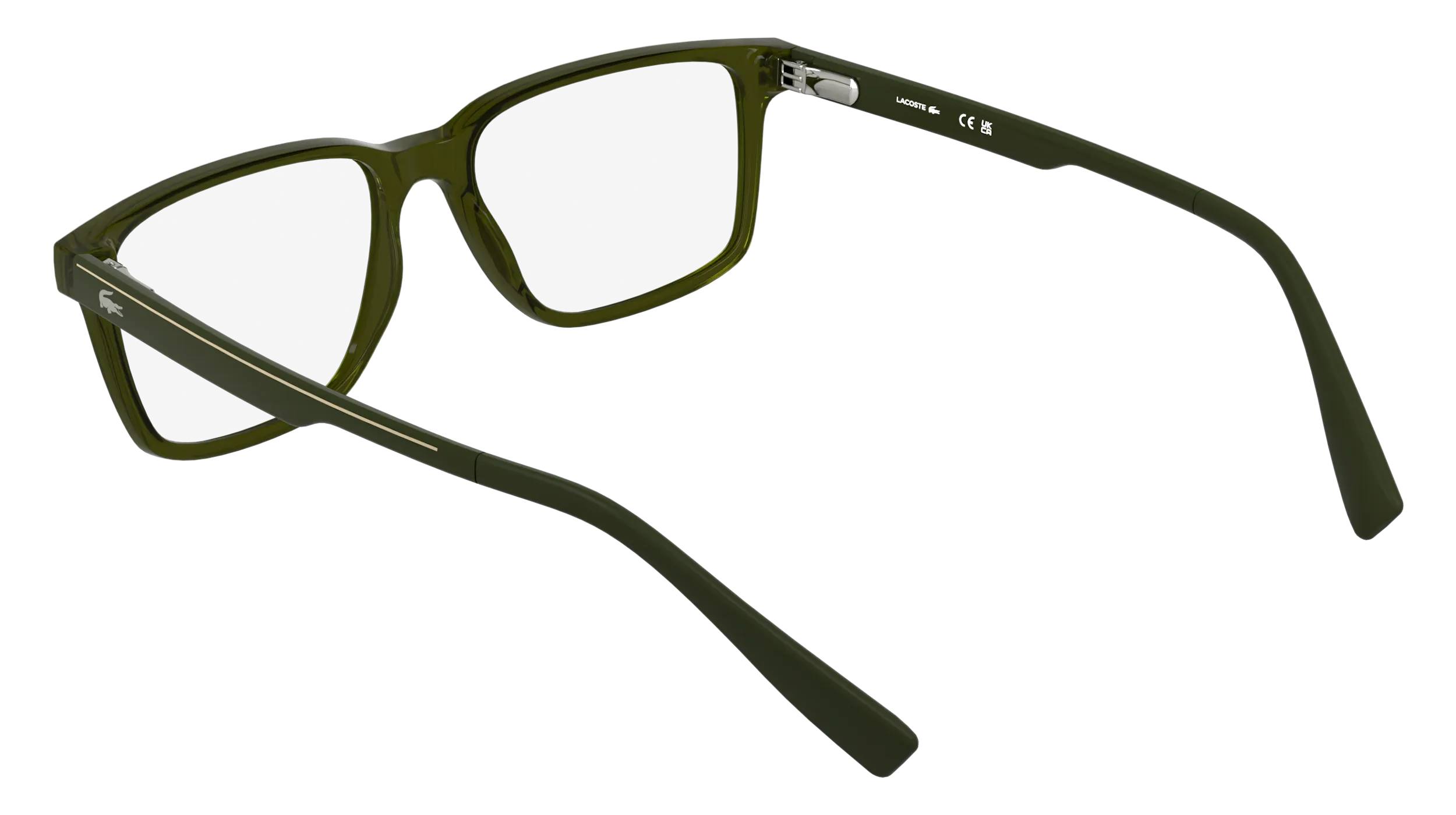 Lacoste L4005 275 Montature da vista Bio-iniettato Verde Squadrata Normale - immagine 4