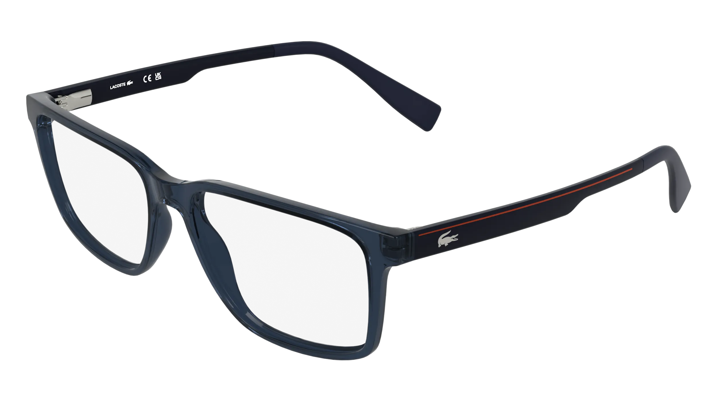 Lacoste L4005 410 Montature da vista Bio-iniettato Blu Squadrata Normale - immagine 1