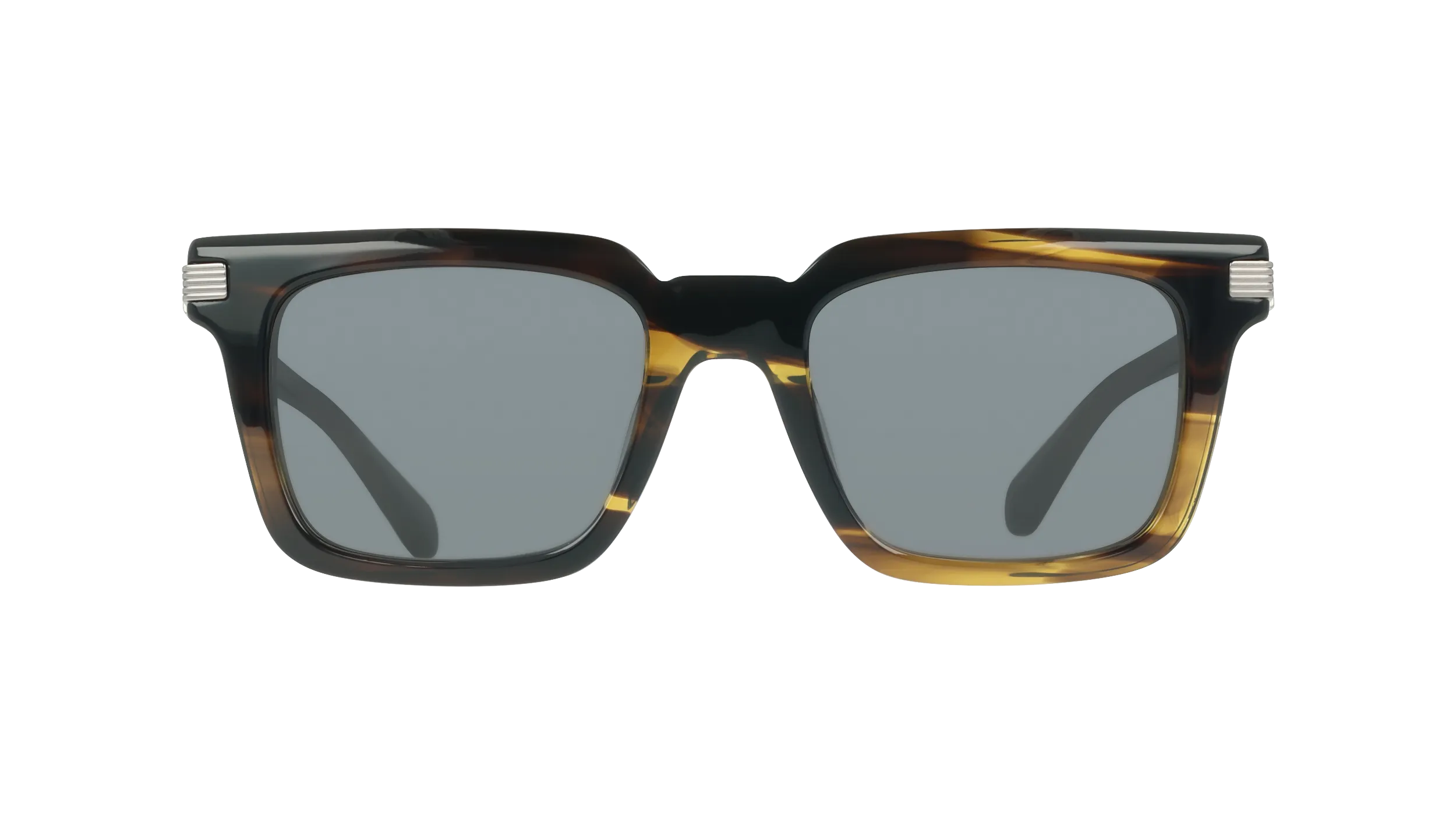 Ferragamo SF2103S 323 Occhiali da sole Acetato Verde Grigio Squadrata Normale - immagine 2