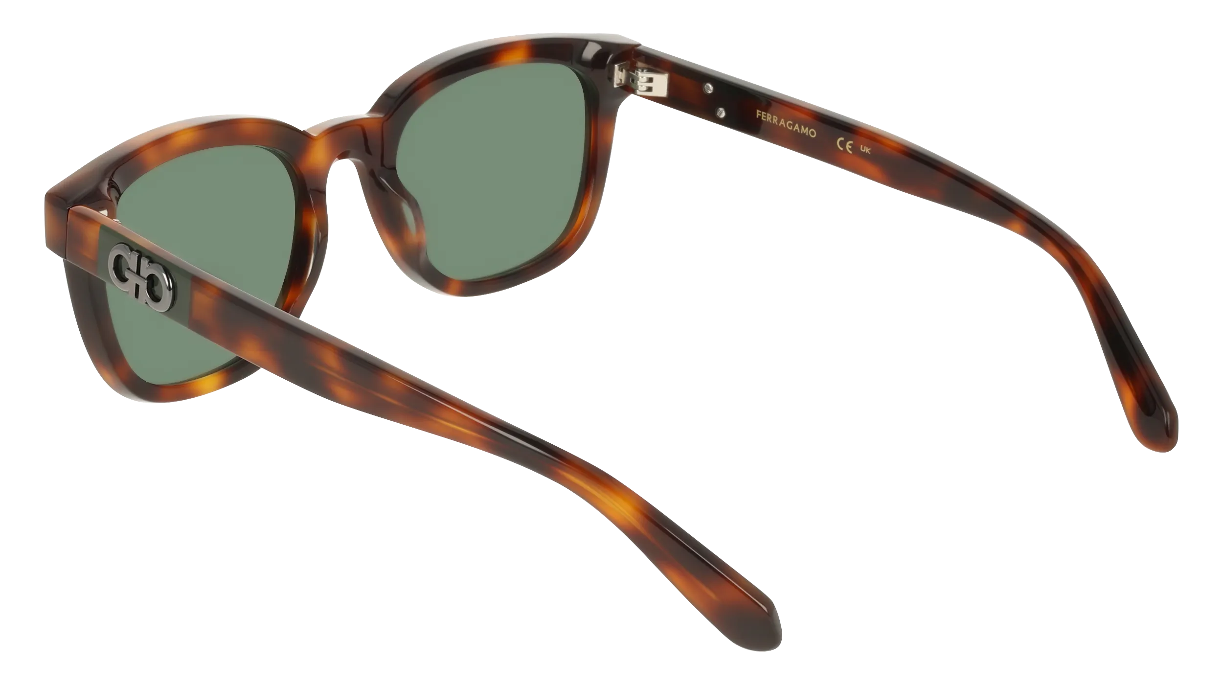 Ferragamo SF2107S 240 Occhiali da sole Acetato Havana Squadrata Normale - immagine 4