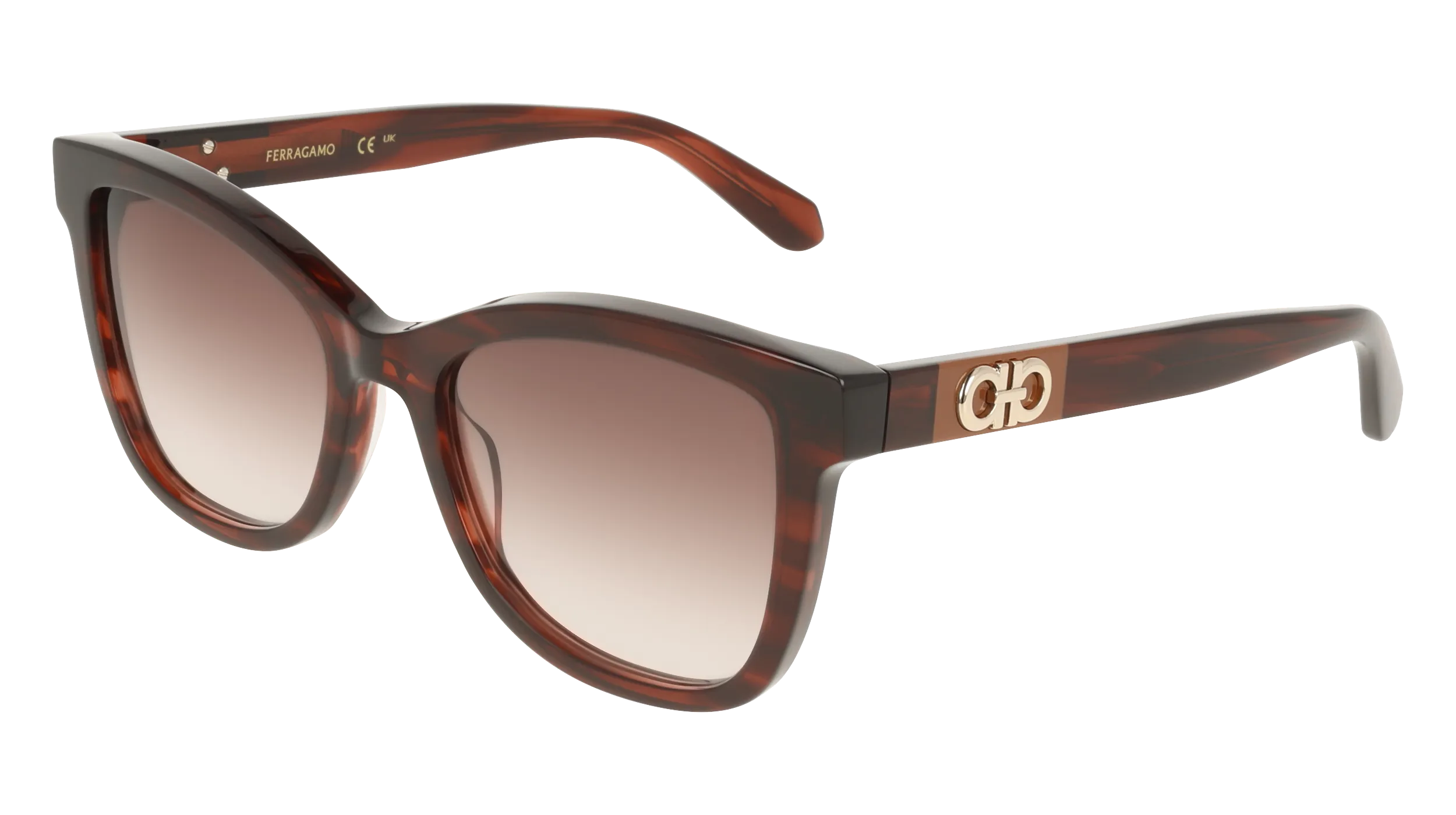 Ferragamo SF2108S 656 Occhiali da sole Acetato Viola Squadrata Normale - immagine 1