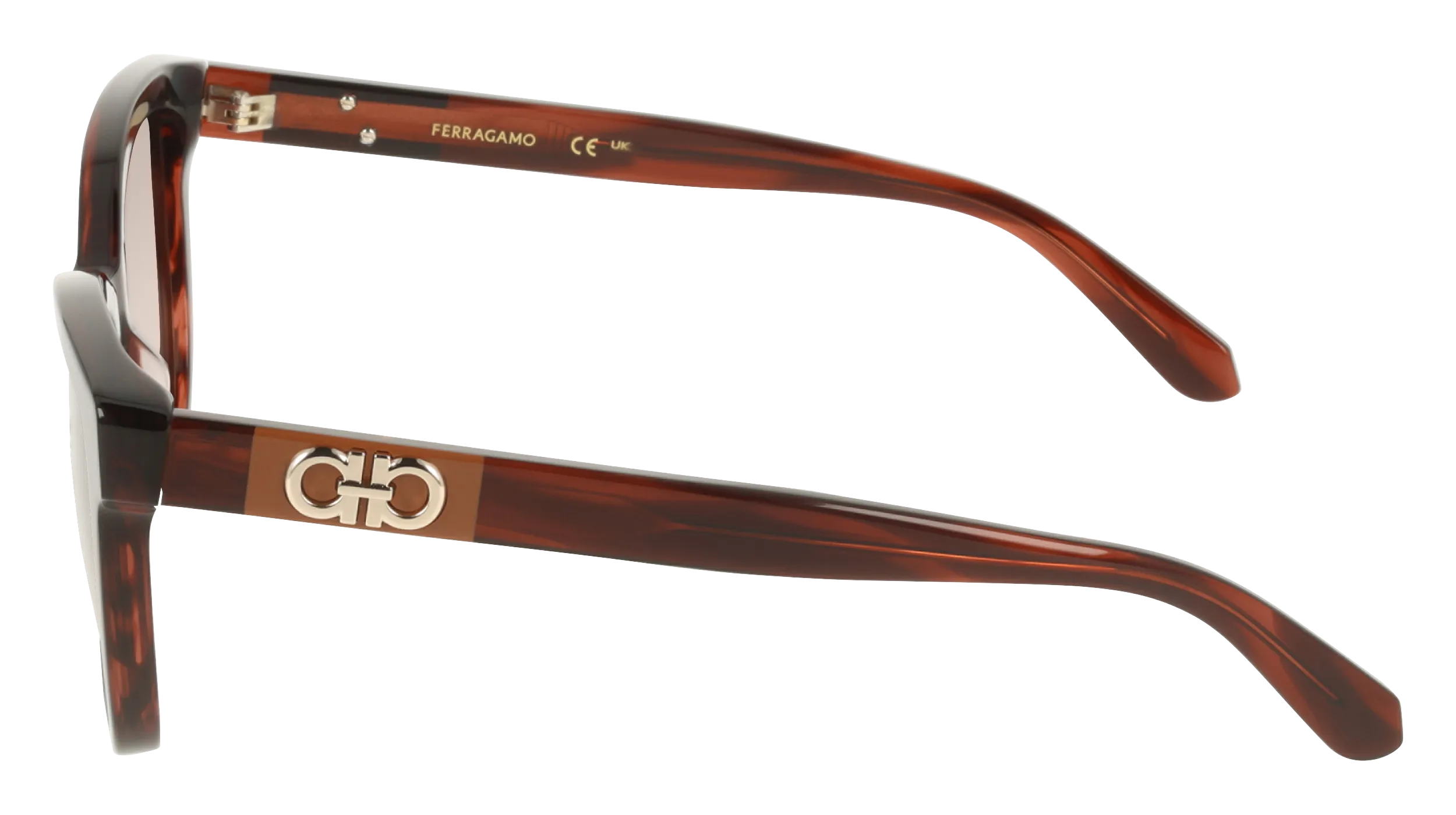 Ferragamo SF2108S 656 Occhiali da sole Acetato Viola Squadrata Normale - immagine 3