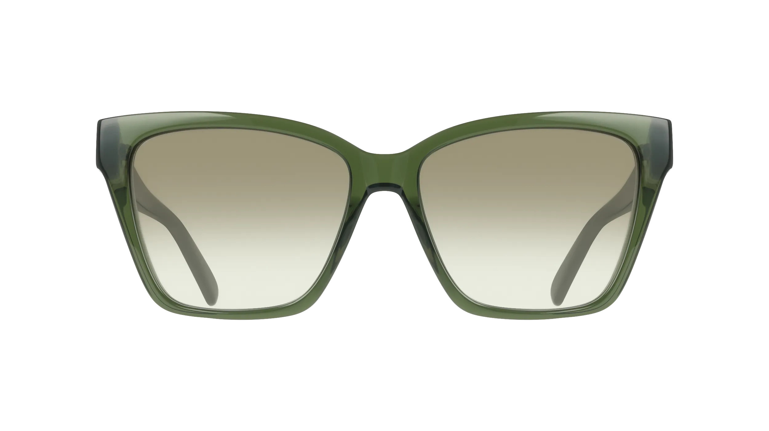 Ferragamo SF2110S 320 Occhiali da sole Acetato Verde Marrone Squadrata Normale - immagine 2