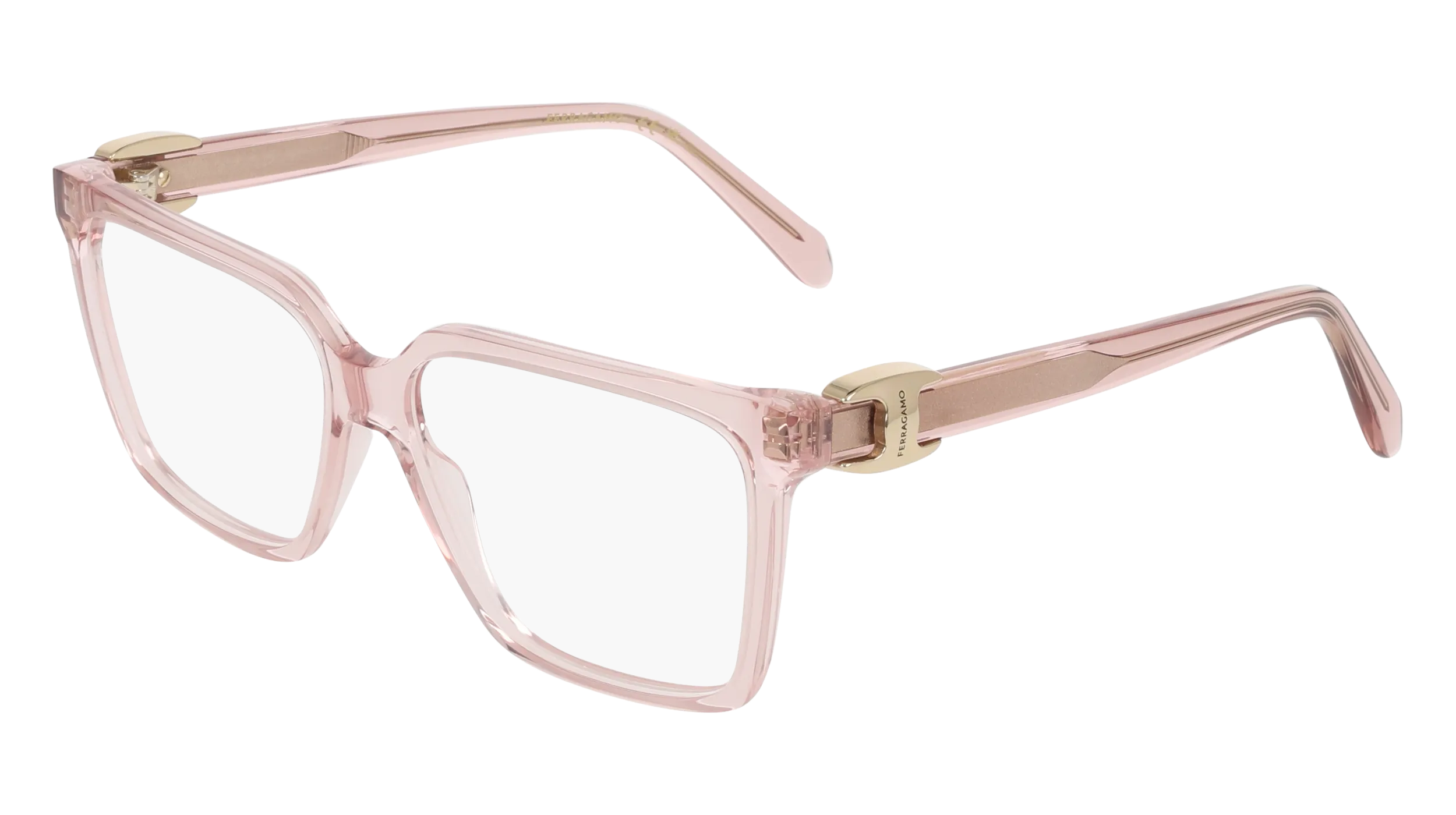 Ferragamo SF3059 667 Montature da vista Acetato Rosa Squadrata Normale - immagine 1