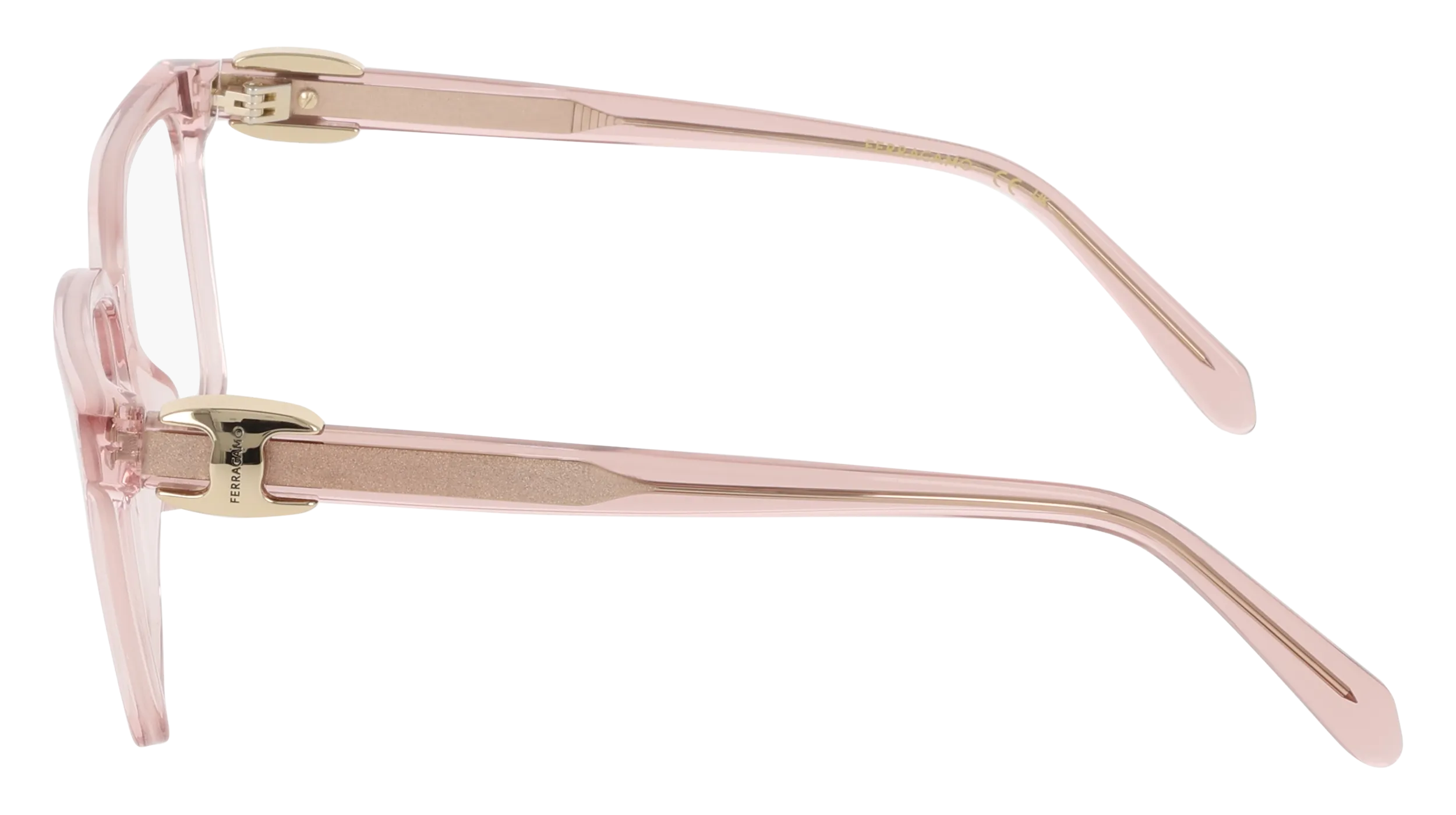 Ferragamo SF3059 667 Montature da vista Acetato Rosa Squadrata Normale - immagine 3